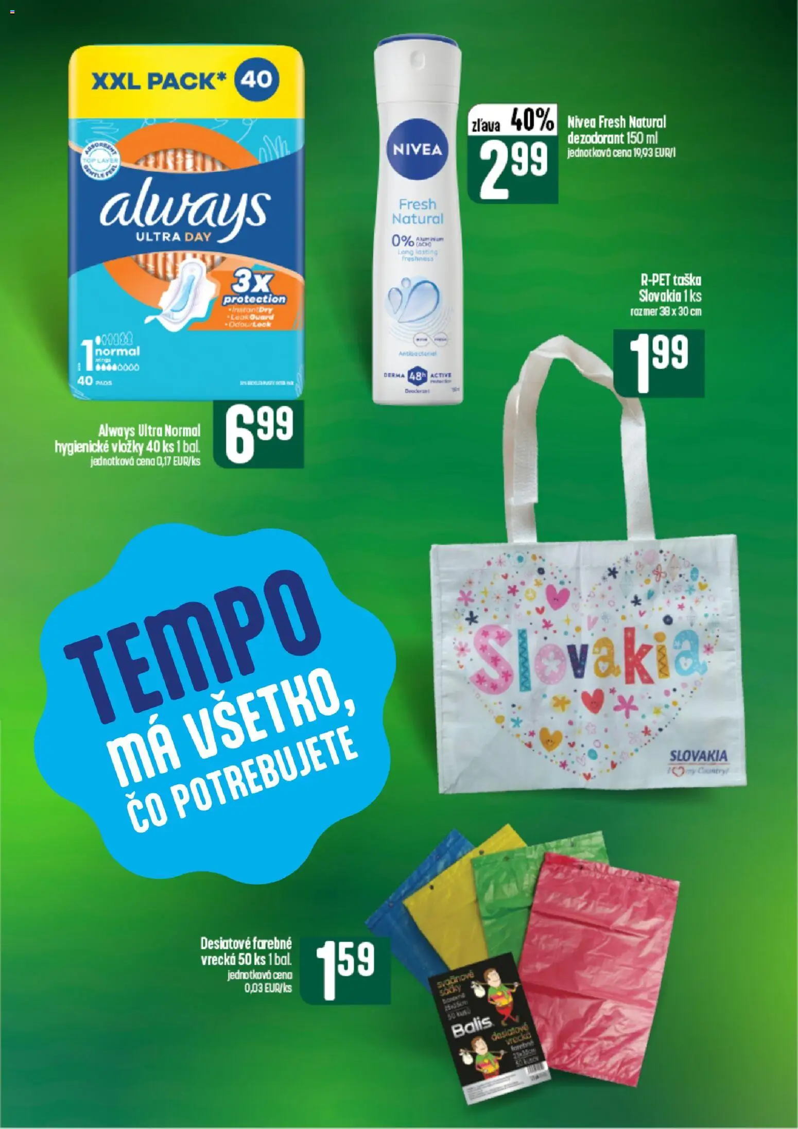 Nové COOP Jednota akcie – leták je platný od 26.08.2026 | Strana: 61 | Produkty: Nivea, Dezodorant, Taška