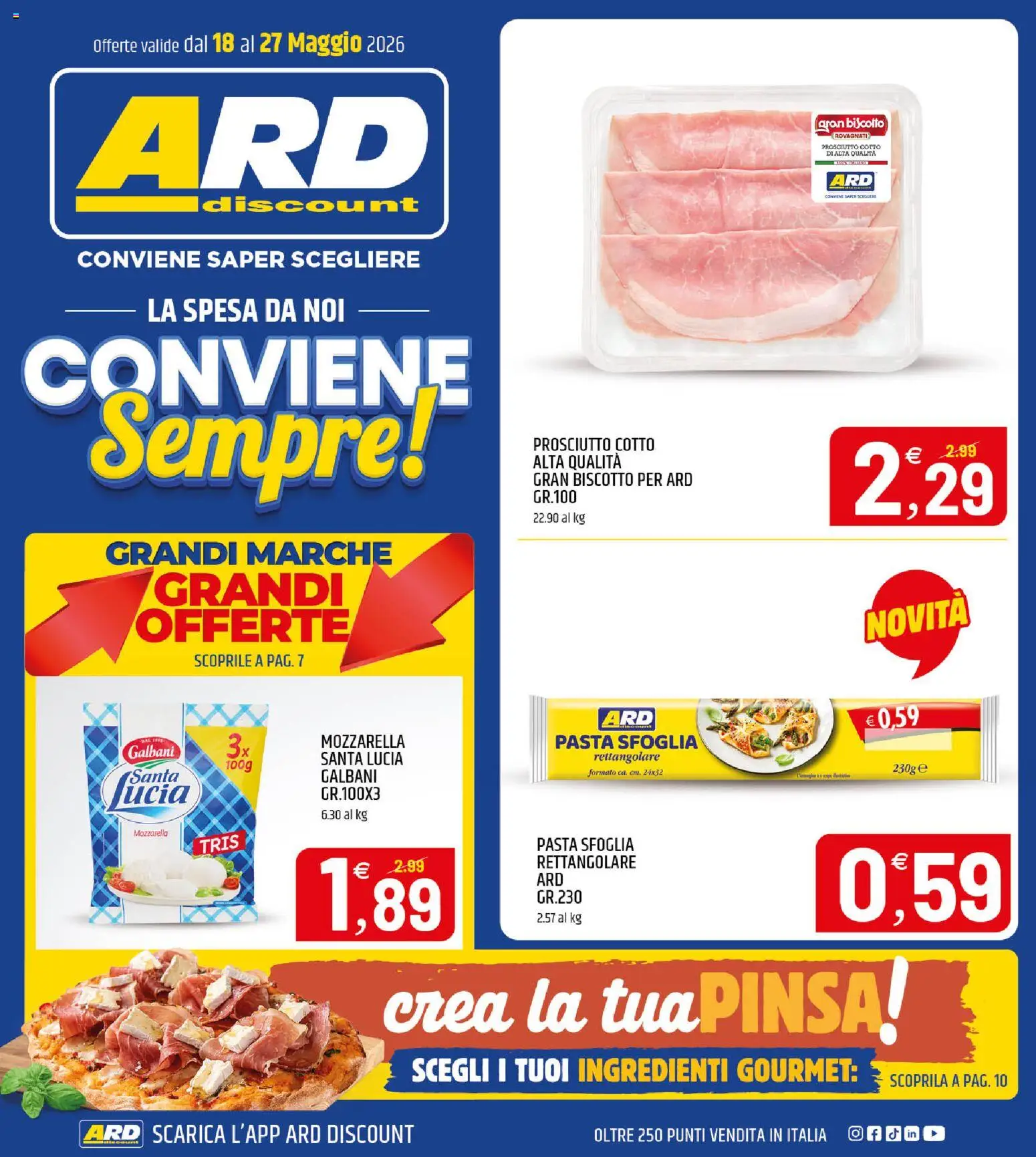 Volantino ARD Discount del 18.05.2026 | Pagina: 1