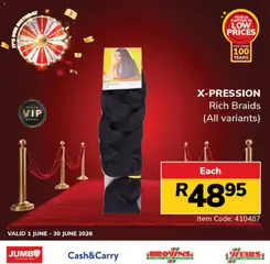 Jumbo specials catalogue – valid from 01.06.2026 | Page: 3 | Products: Braids