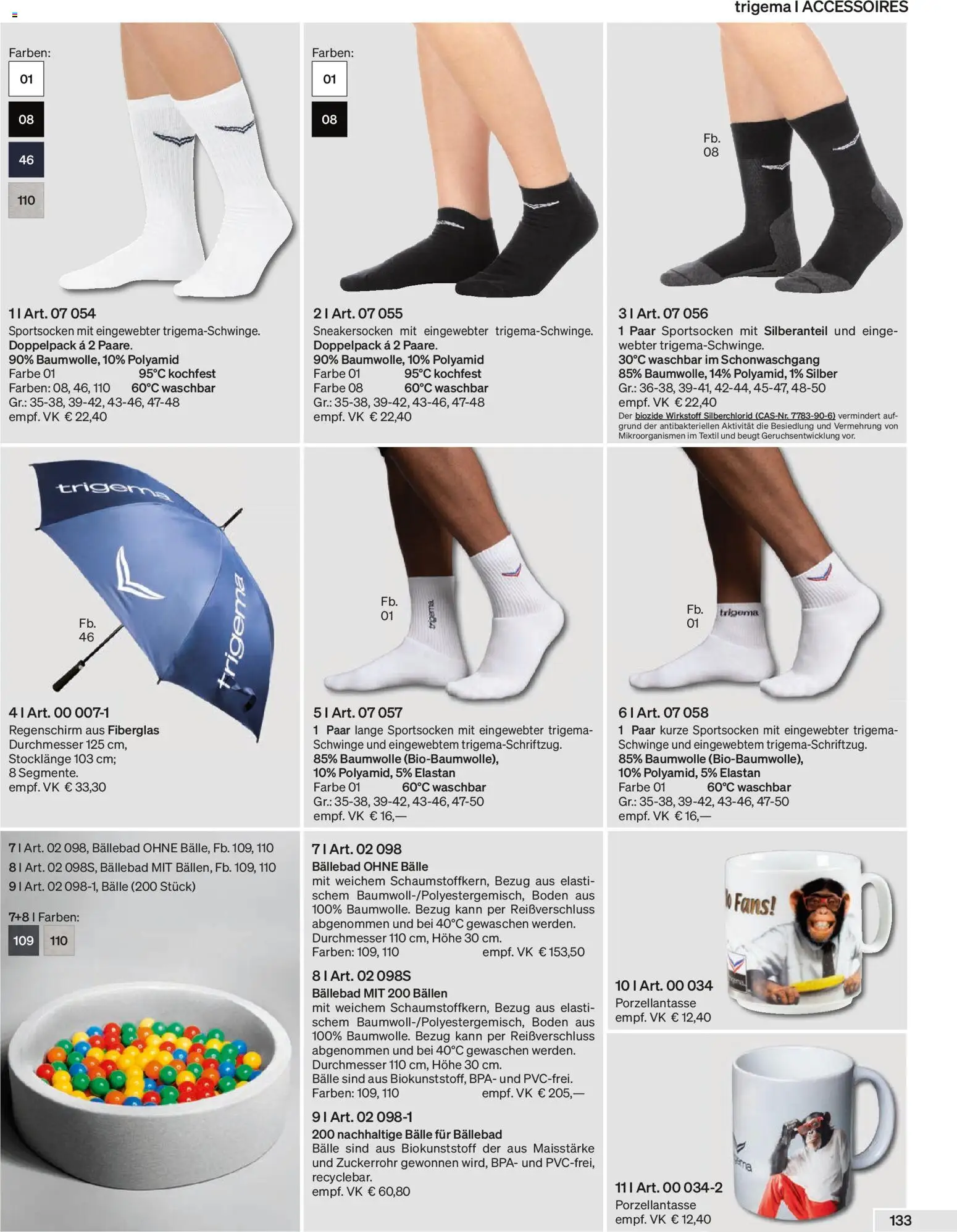 Trigema Prospekt – gültig ab 01.02.2026 | Seite: 133 | Produkte: Regenschirm