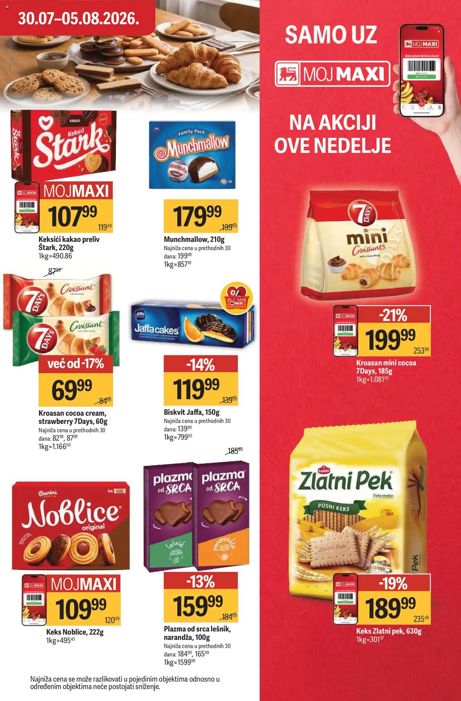 Maxi katalog - važi od 30.07.2026 | Strana: 25 | Proizvode: Keks, Munchmallow, Plazma, Kroasan
