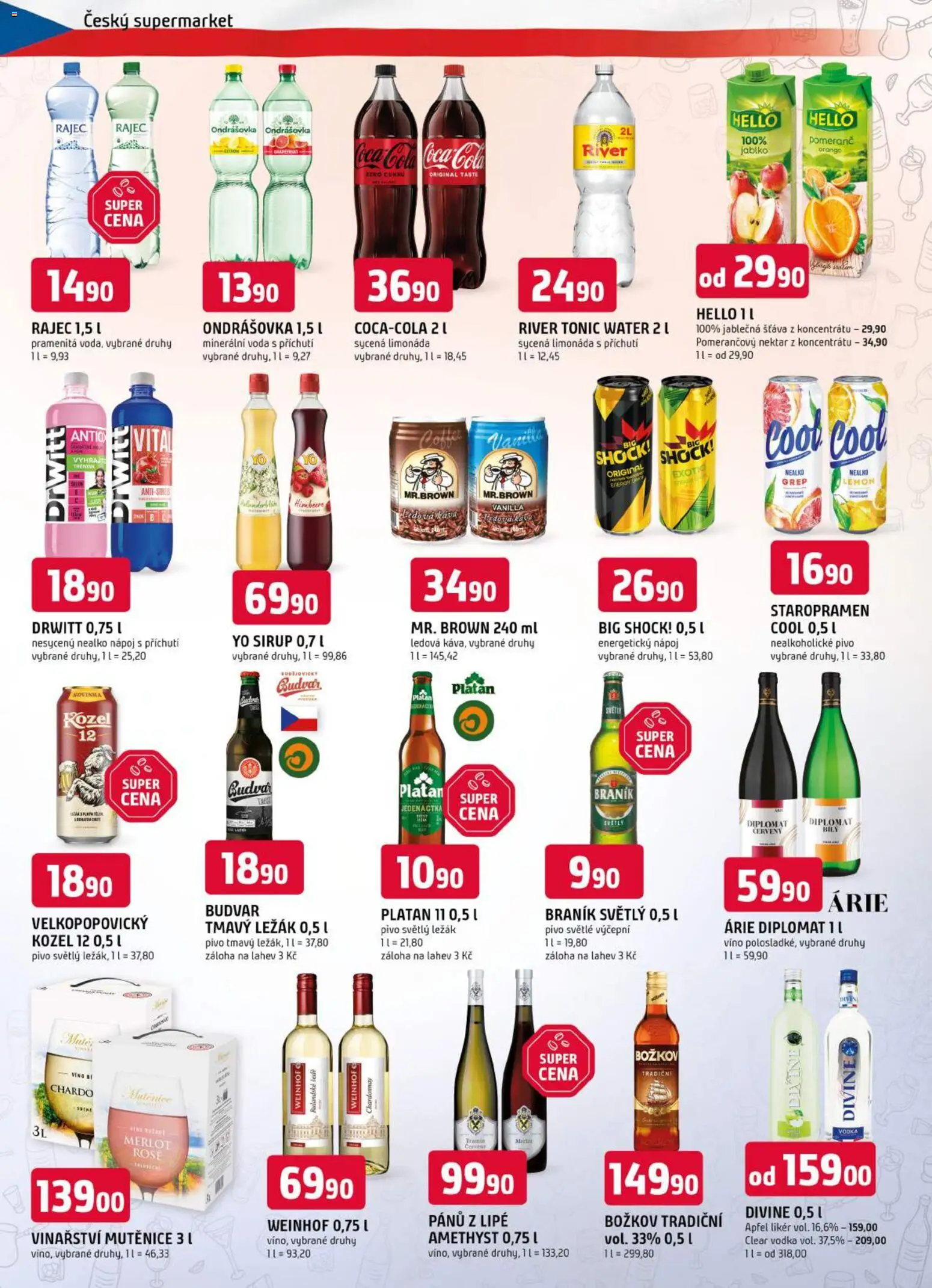 Trefa leták od 02.09.2026 | Strana: 10 | Produkty: Ledová káva, Ondrášovka, Merlot, Yo sirup