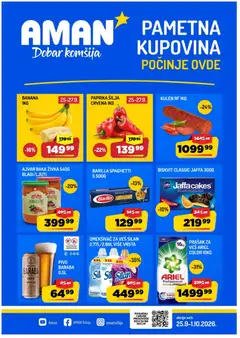 Aman katalog - pregled Aman kataloga - važi od 25.09.2026