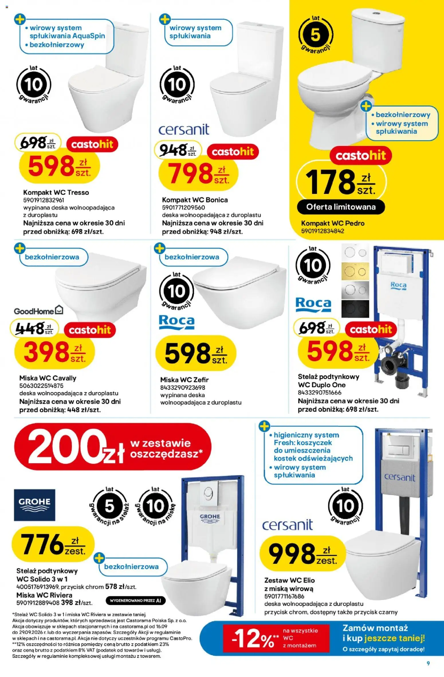 Castorama gazetka od 16.09.2026 | Strona: 9 | Produkty: Duplo