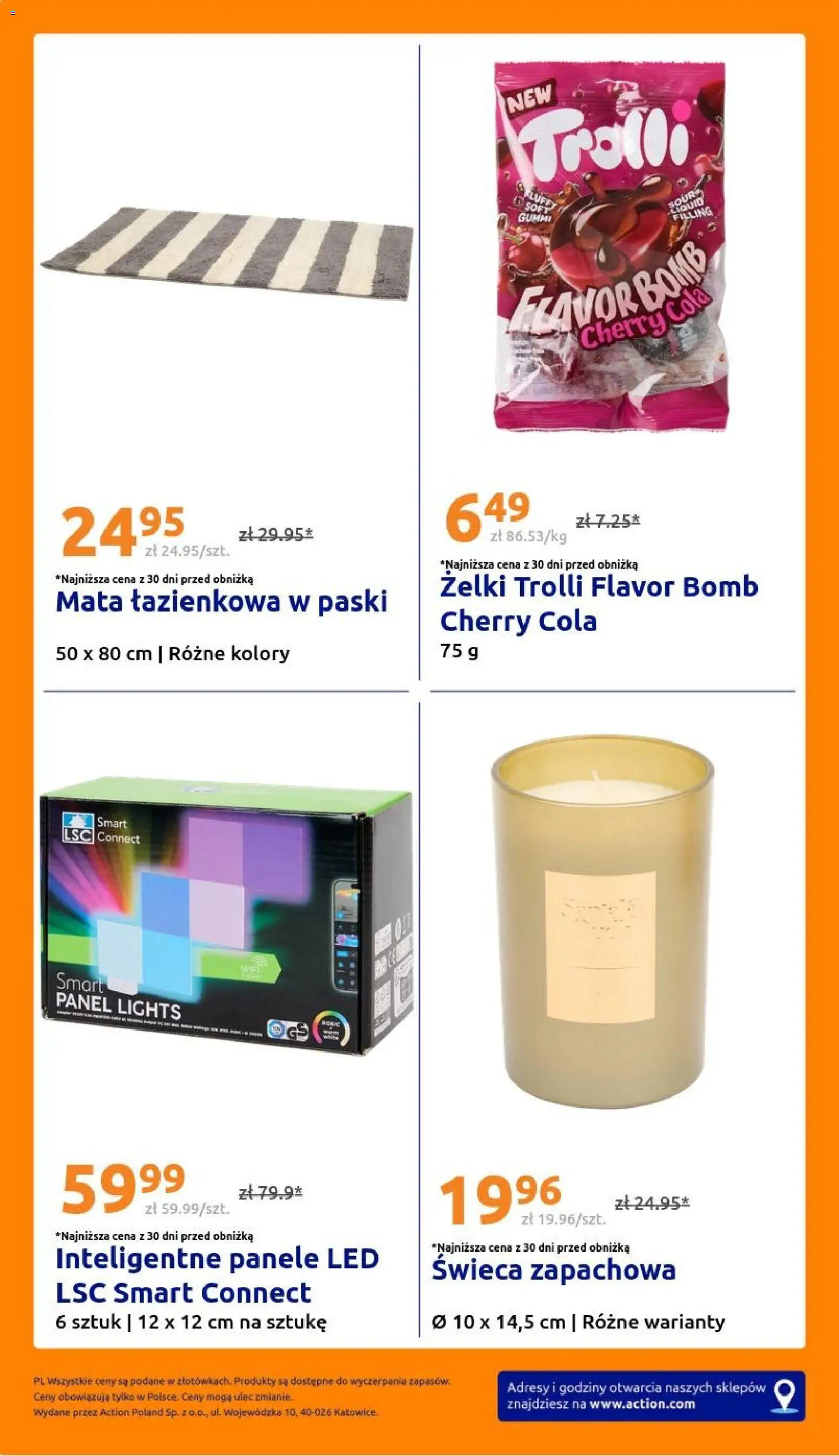 Action gazetka od 24.06.2026 | Strona: 32 | Produkty: Żelki, Mata łazienkowa