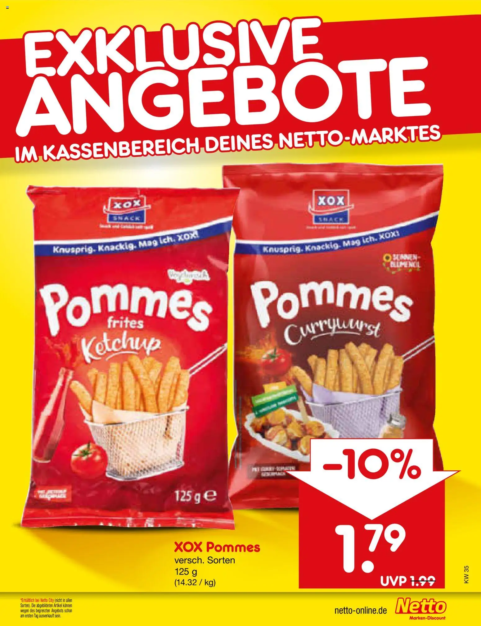 Netto Marken-Discount Prospekt – gültig ab 24.08.2026 | Seite: 13 | Produkte: Pommes, Ketchup