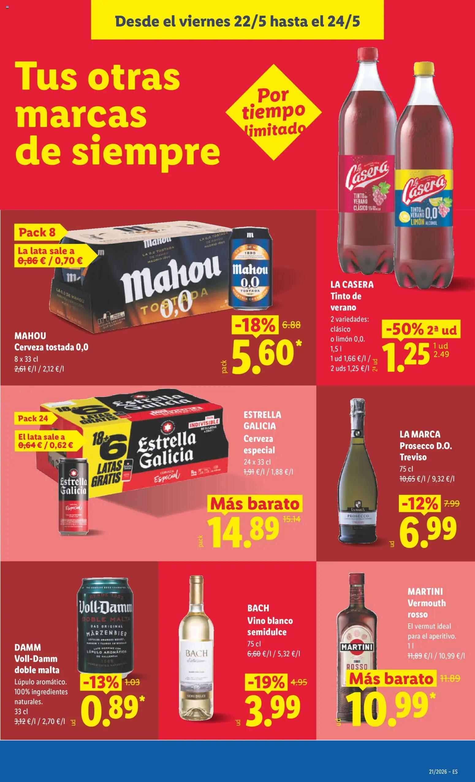 Lidl folleto │ válido desde el 18.05.2026 | Página: 43 | Productos: Κρεμάστρα, Vino, Cerveza, Té