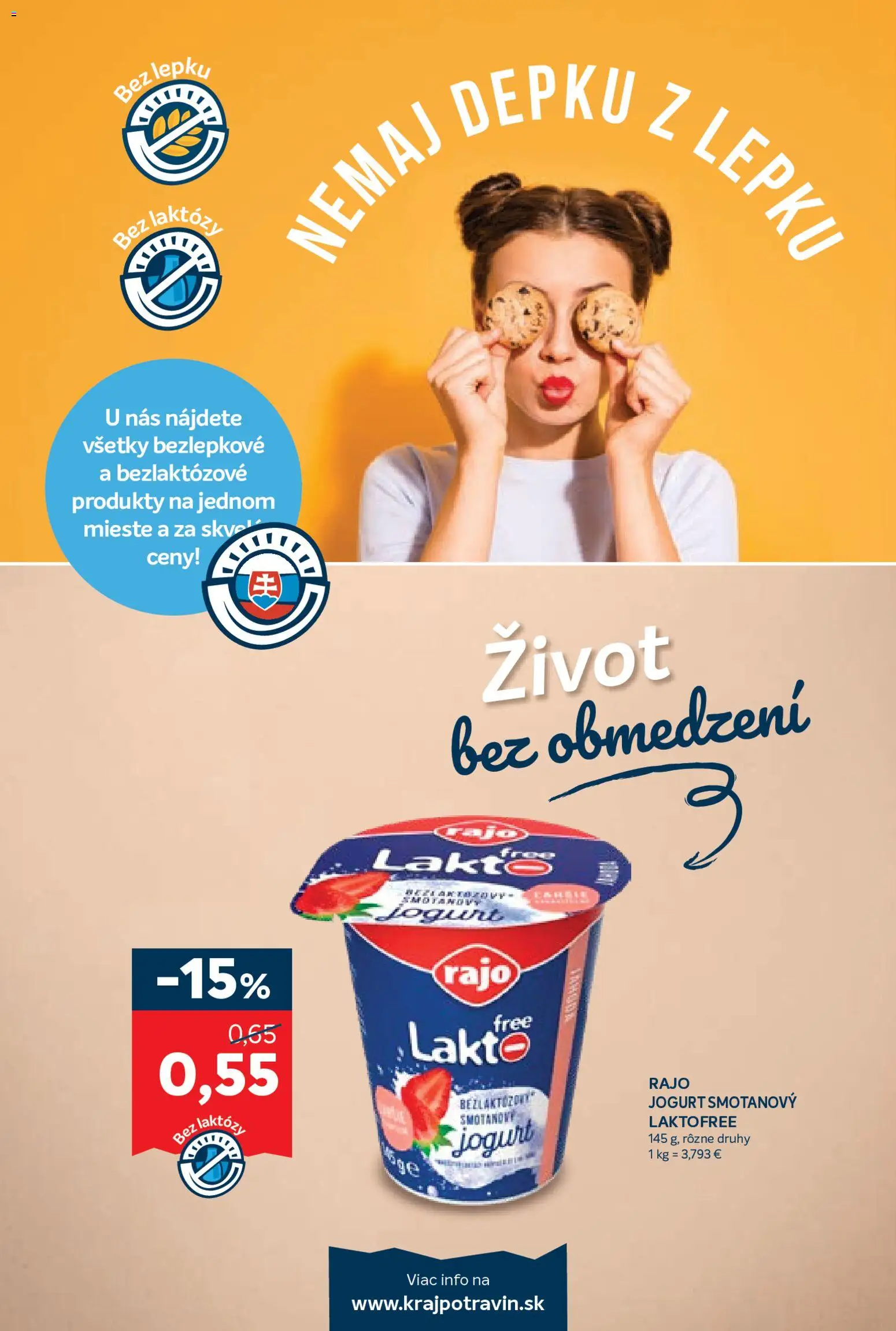 Nové Kraj akcie – leták je platný od 06.08.2026 | Strana: 16 | Produkty: Jogurt