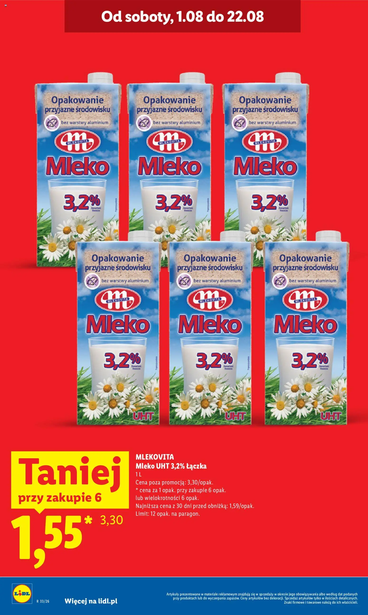 Lidl Polsko leták od 12.08.2026 | Strana: 18 | Produkty: Mléko