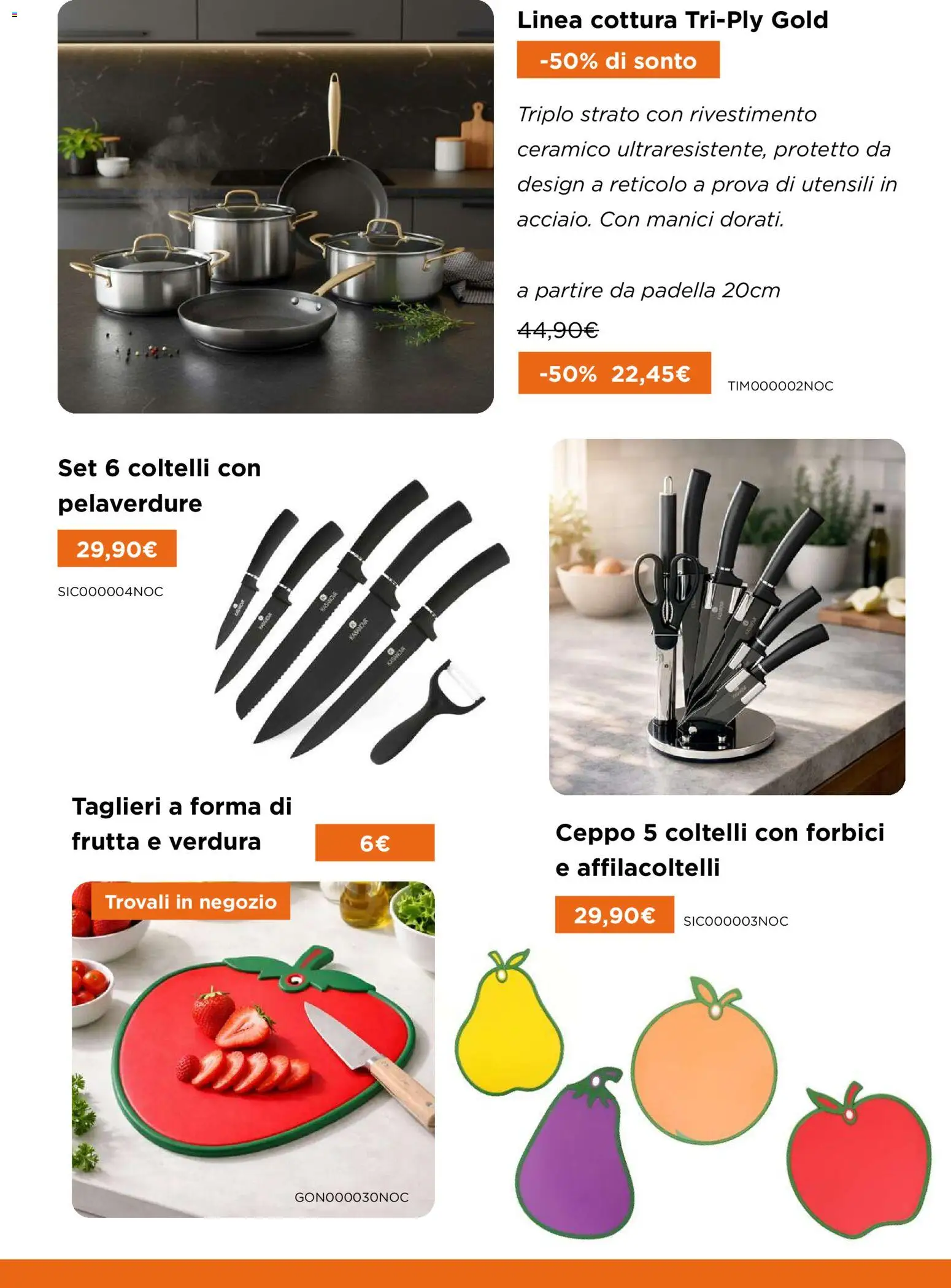 Volantino Kasanova del 09.05.2026 | Pagina: 26 | Prodotti: Frutta, Padella, Affilacoltelli
