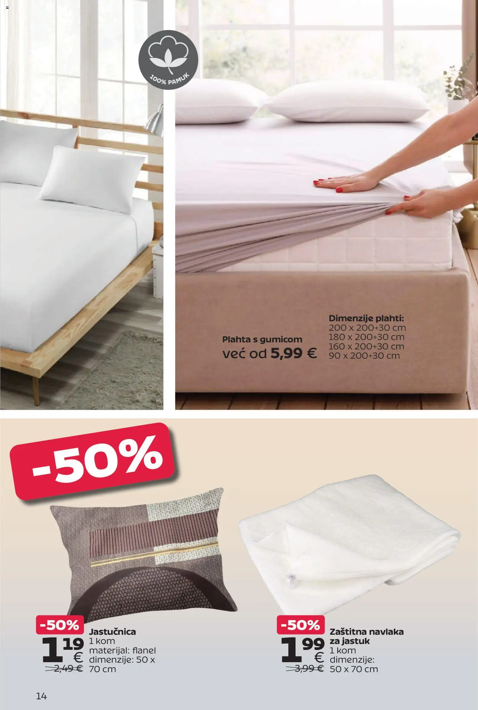 Tommy katalog | vrijedi od 28.09.2026 | Stranica: 14 | Proizvodi: Jastuk, Jastučnica, Plahta
