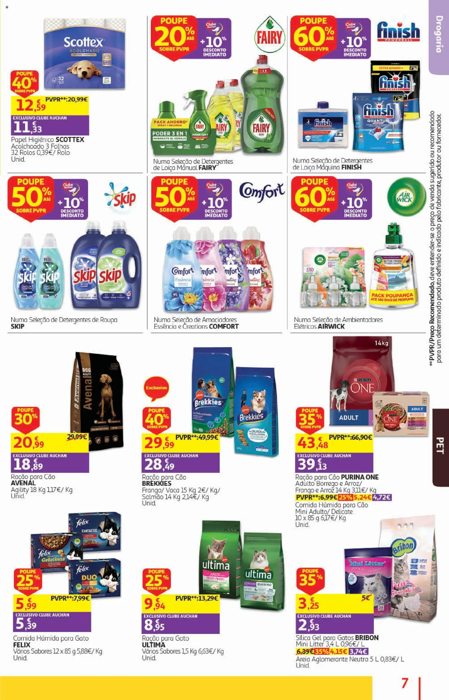 Auchan folheto │ válido de 19/08/2026 | Página: 7 | Produtos: Ração, Frango, Salmão, Arroz
