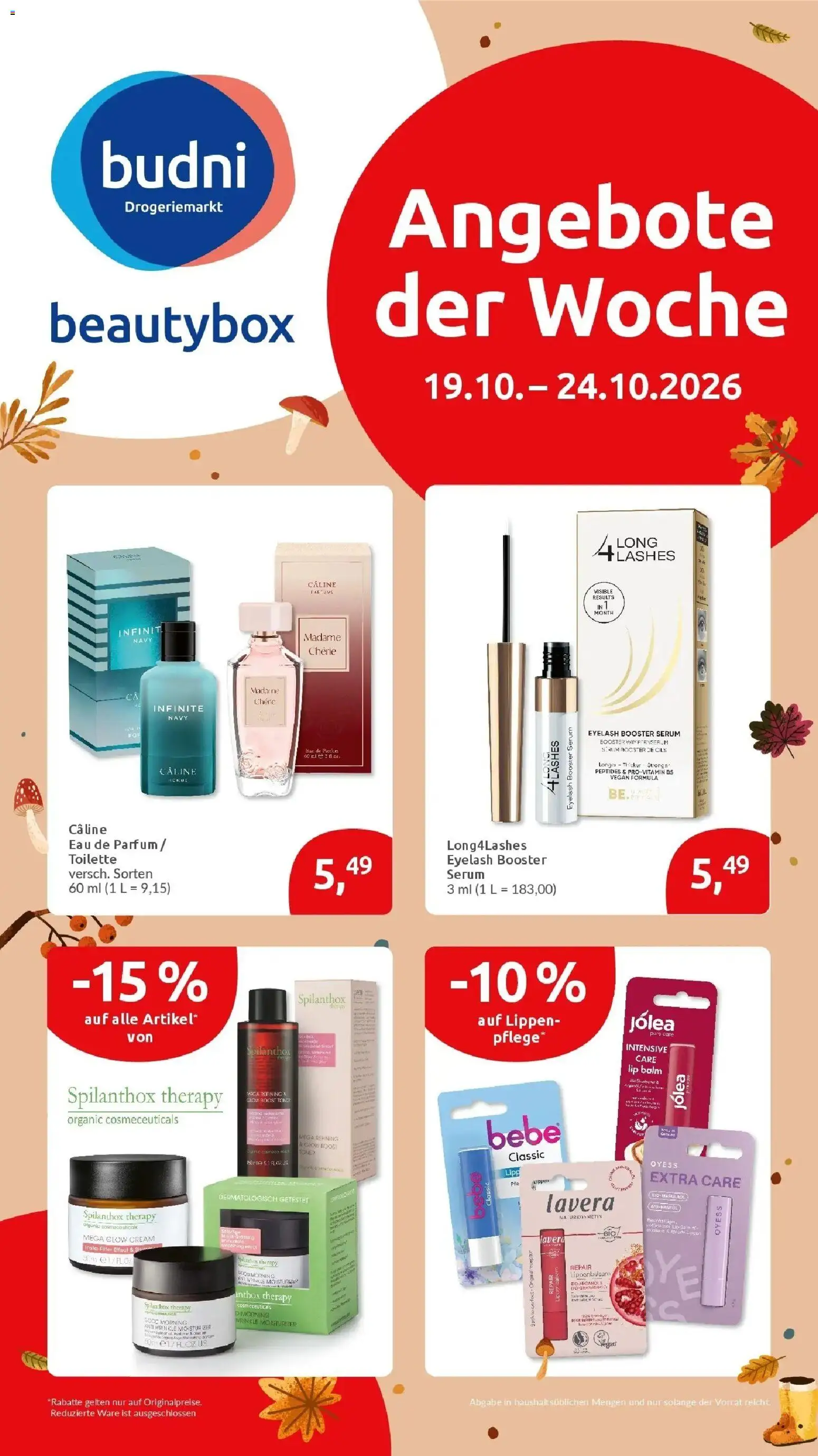 Edeka Prospekt Villingen-Schwenningen (ab 19.10.2026) » Angebote Online | Seite: 66 | Produkte: Toilette, Eau de Parfum, Serum, Lip Balm