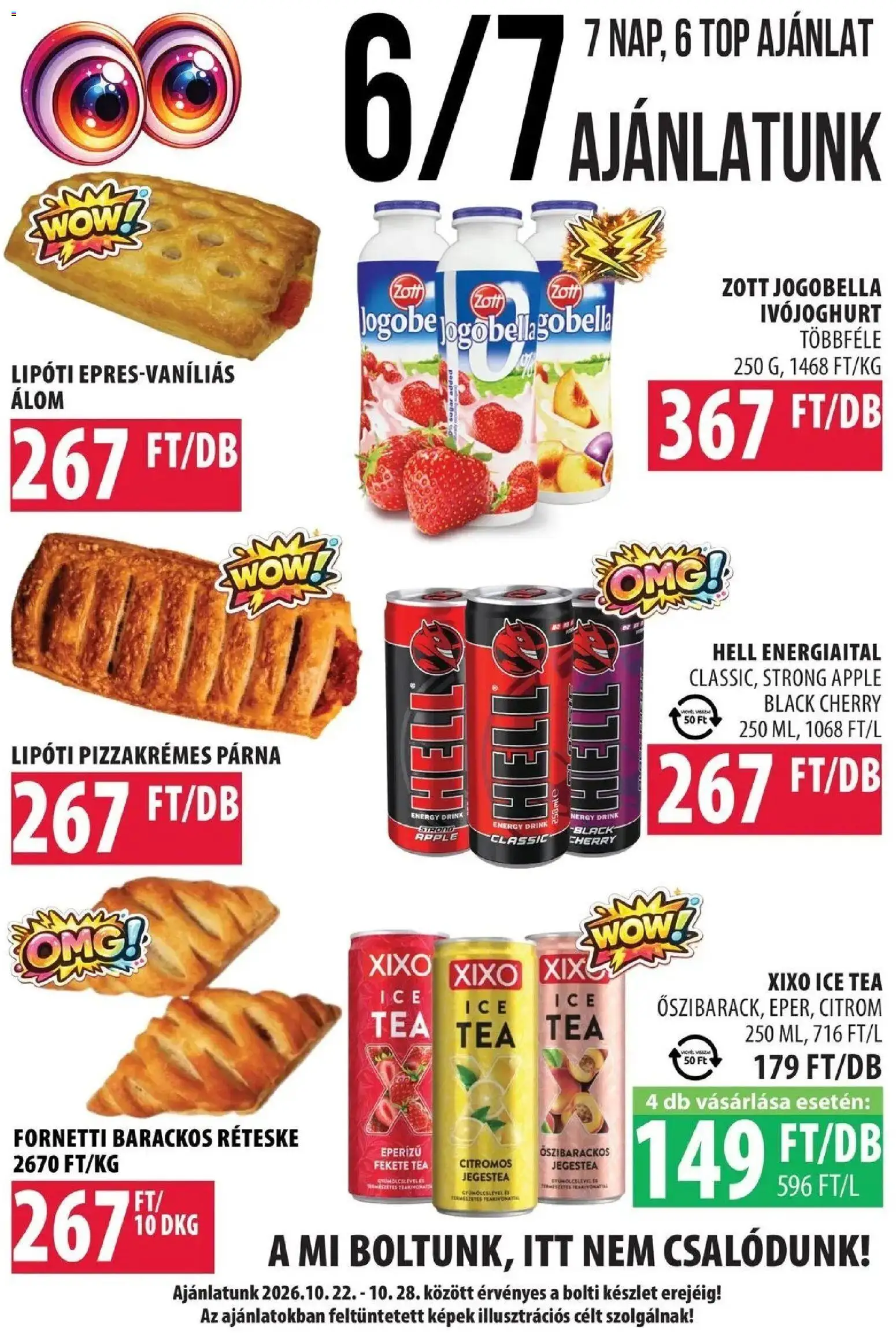 COOP Szolnok akciós újság Debrecen - 2026.10.22. -tól/töl > akció, lapozható szórólap 🛍️ | Oldal: 5 | Termékek: Fornetti, Párna, Fekete tea, Tea