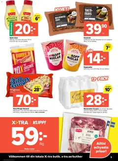Coop X:-TRA erbjudanden - Förhandsvisning av reklamblad från butik Coop X:-TRA aktuell från 28/09/2026 | Sida: 5 | Produkter: Chili, Citron, Såser