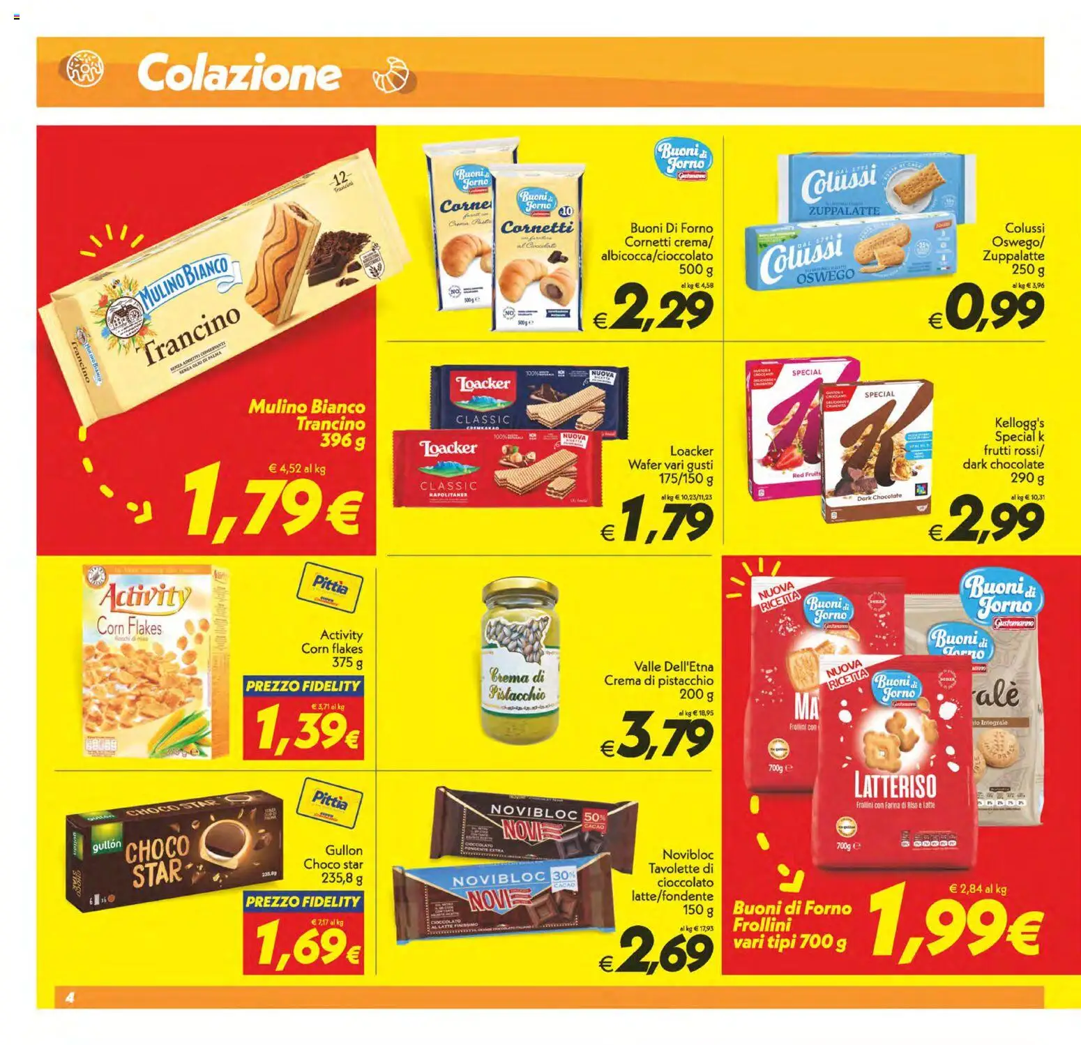 Volantino SuperConveniente del 11/09/2026 | Pagina: 4 | Prodotti: Crema, Riso, Farina, Forno