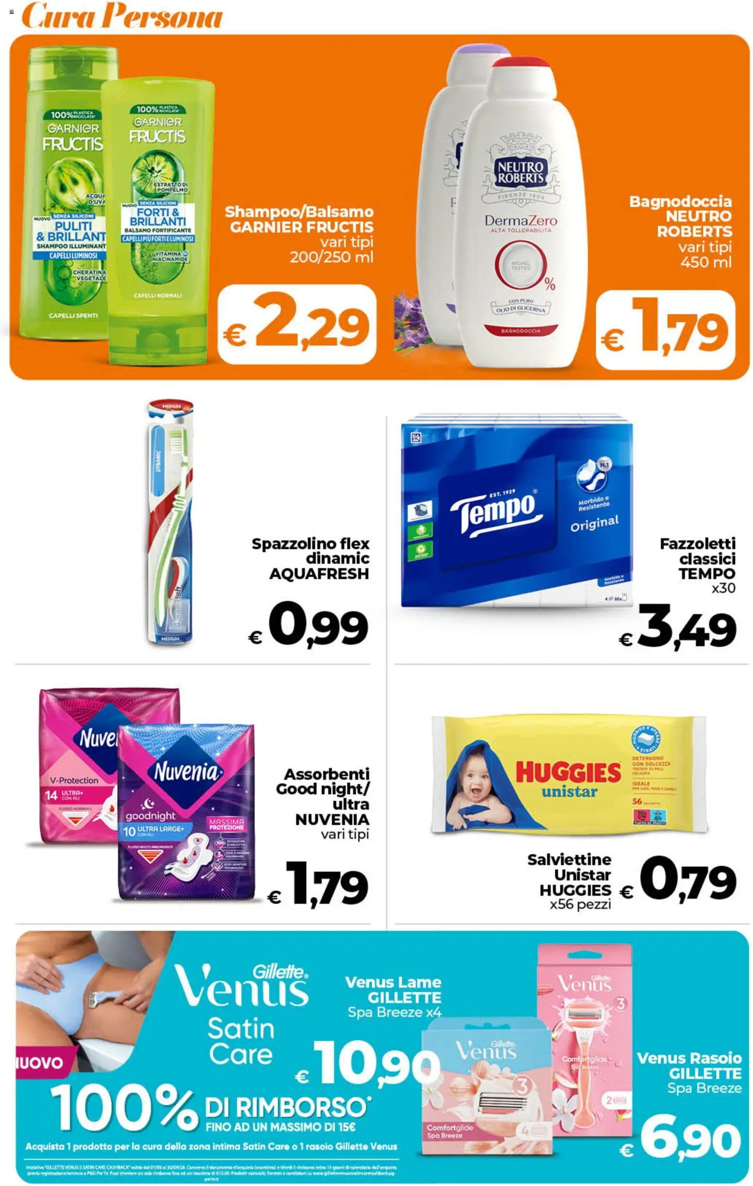 Volantino Ipercoop del 07.04.2026 | Pagina: 48 | Prodotti: Shampoo, Balsamo, Rasoio, Fazzoletti