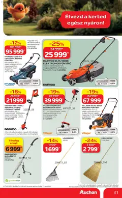 Auchan Nyári extra ajánlataink - amely érvényes a következő dátumtól: 11.06.2026 | Oldal: 31