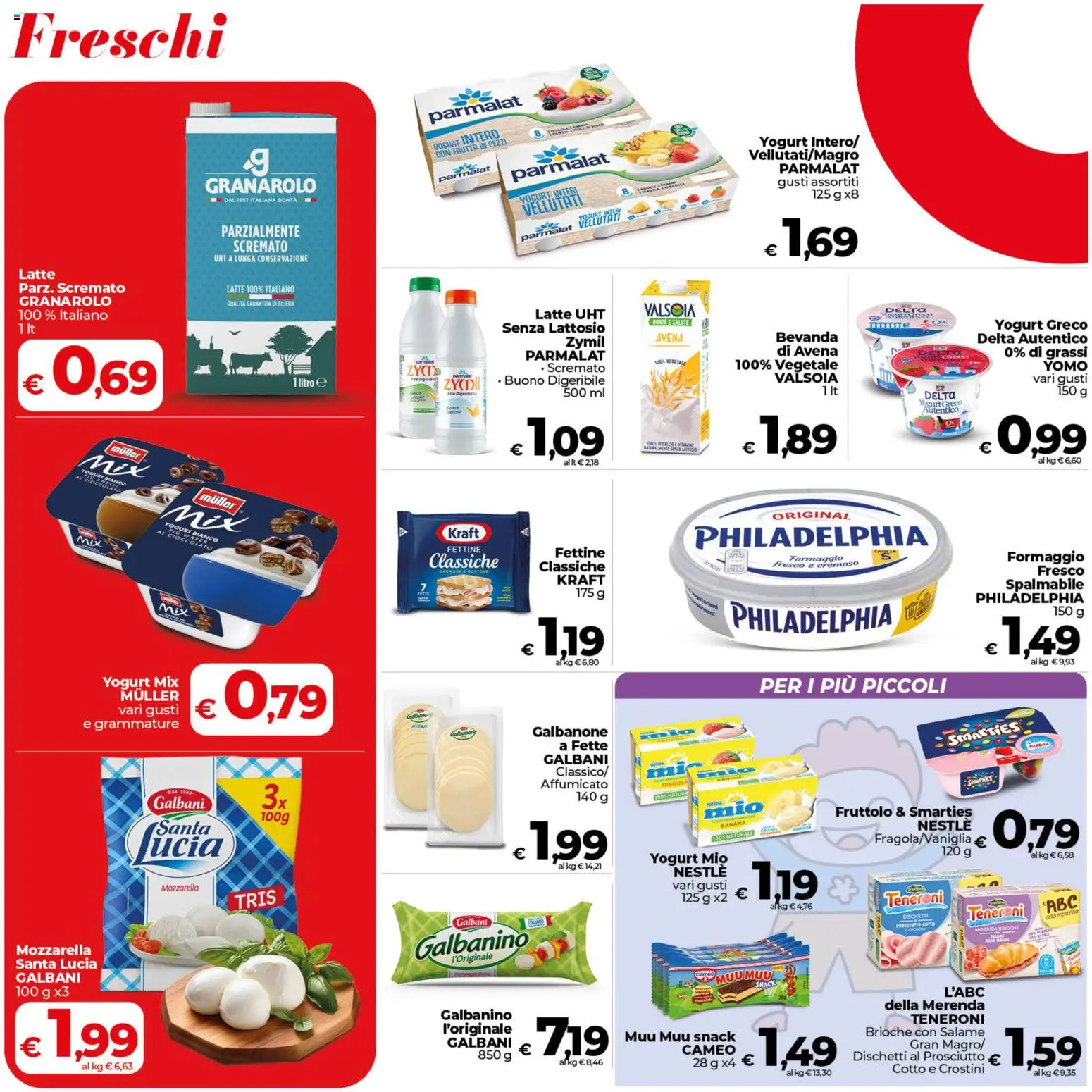 Volantino COOP del 29.05.2026 | Pagina: 8 | Prodotti: Yogurt, Latte, Formaggio, Prosciutto