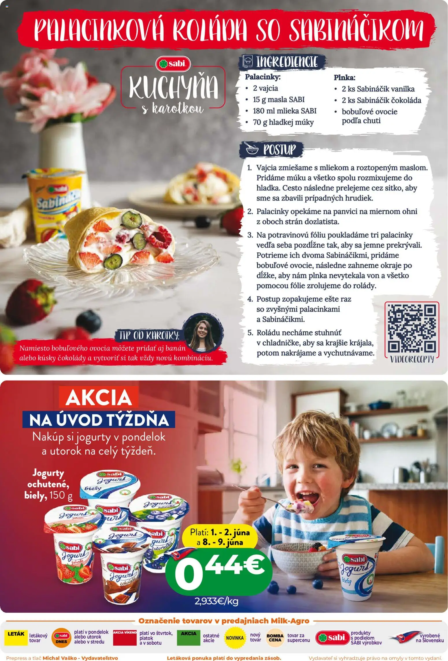 Nové Milk Agro akcie – leták je platný od 27.05.2026 | Strana: 2 | Produkty: Kuchyňa, Čokoláda, Ovocie