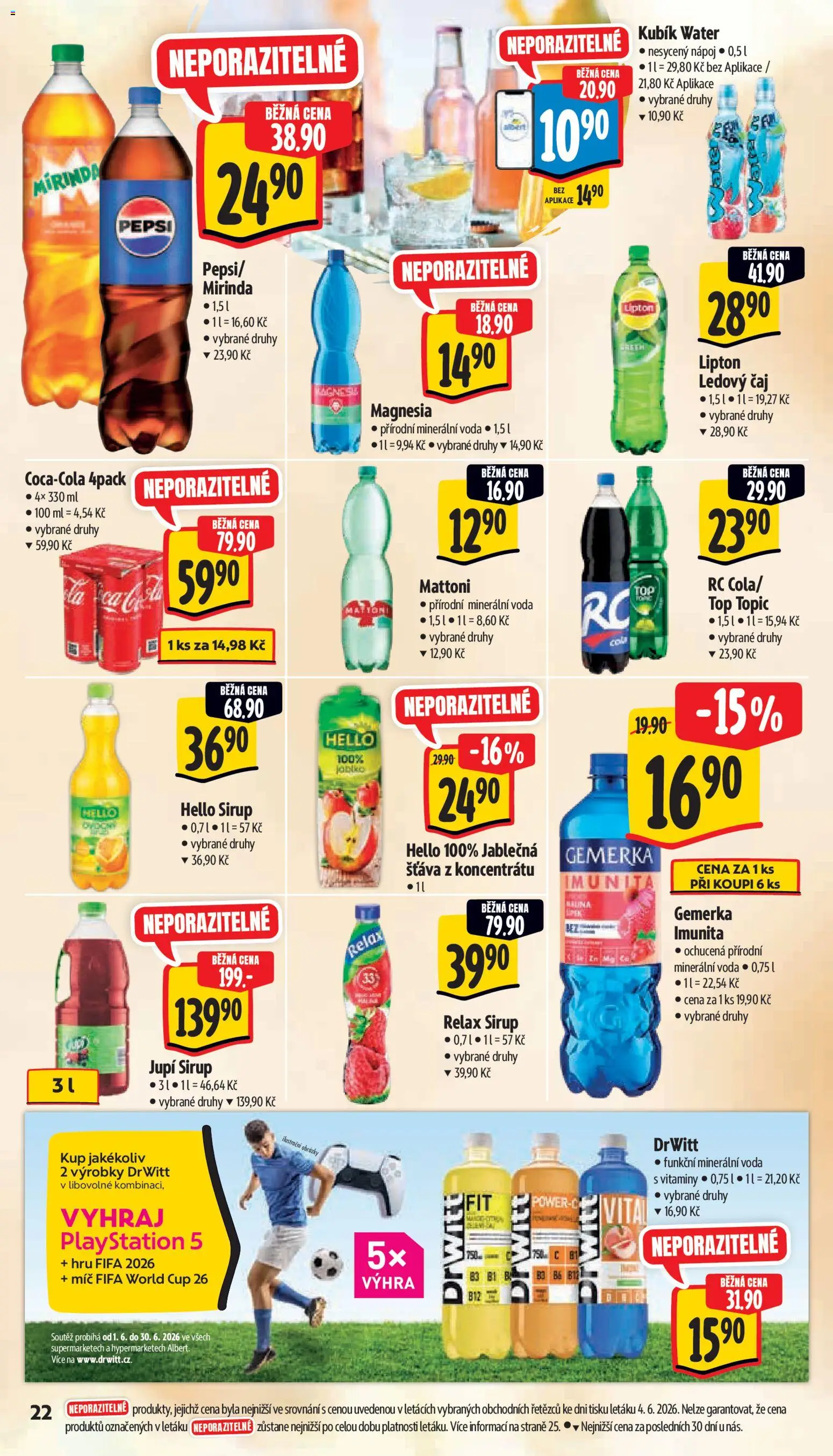Albert leták - Supermarket od 10.06.2026 | Strana: 30 | Produkty: Gemerka, Vitamíny, Playstation, Minerální voda