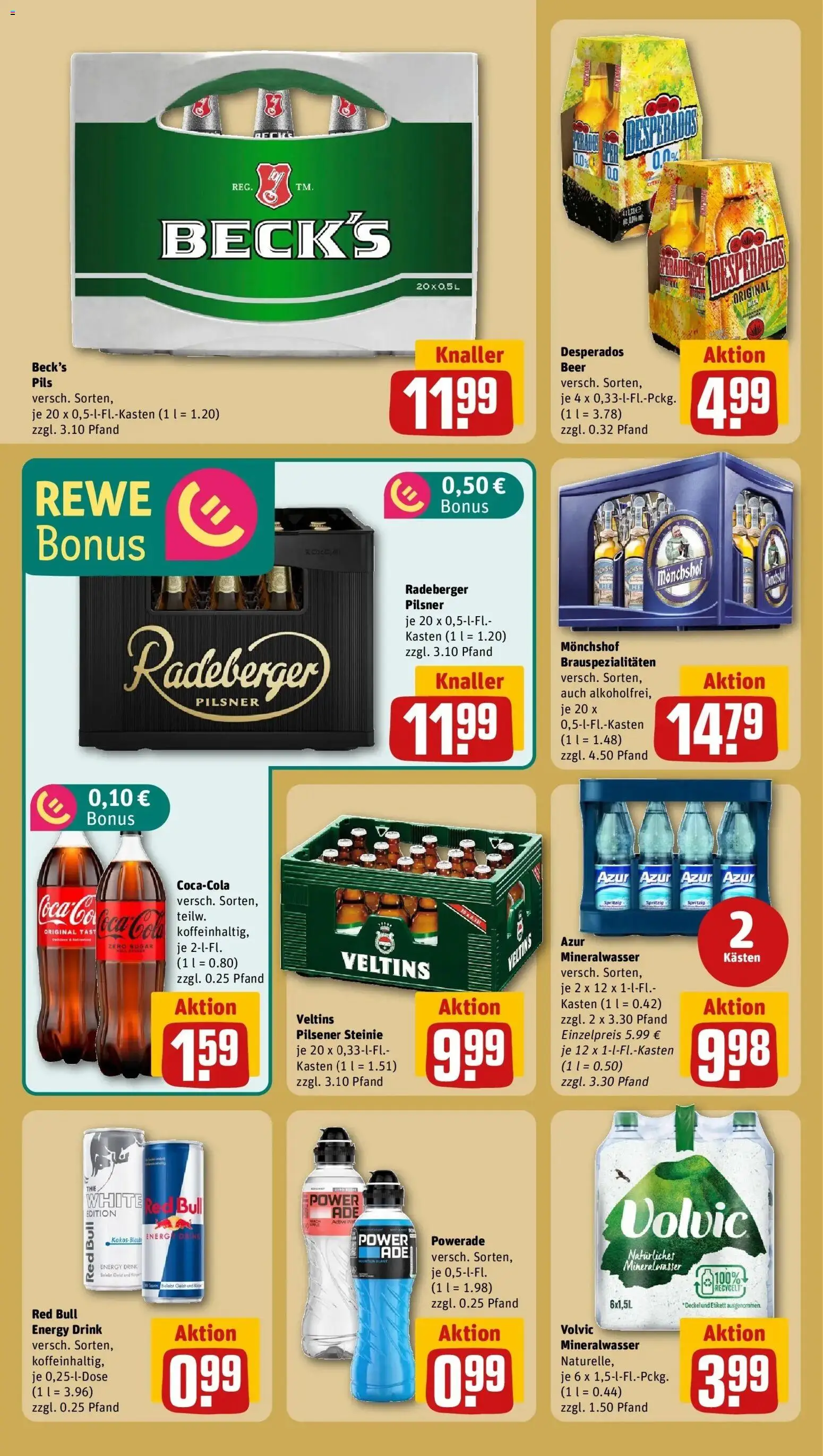 Rewe Prospekt Hilders	 – gültig ab 27.04.2026 | Seite: 16 | Produkte: Energy, Mineralwasser, Powerade, Volvic