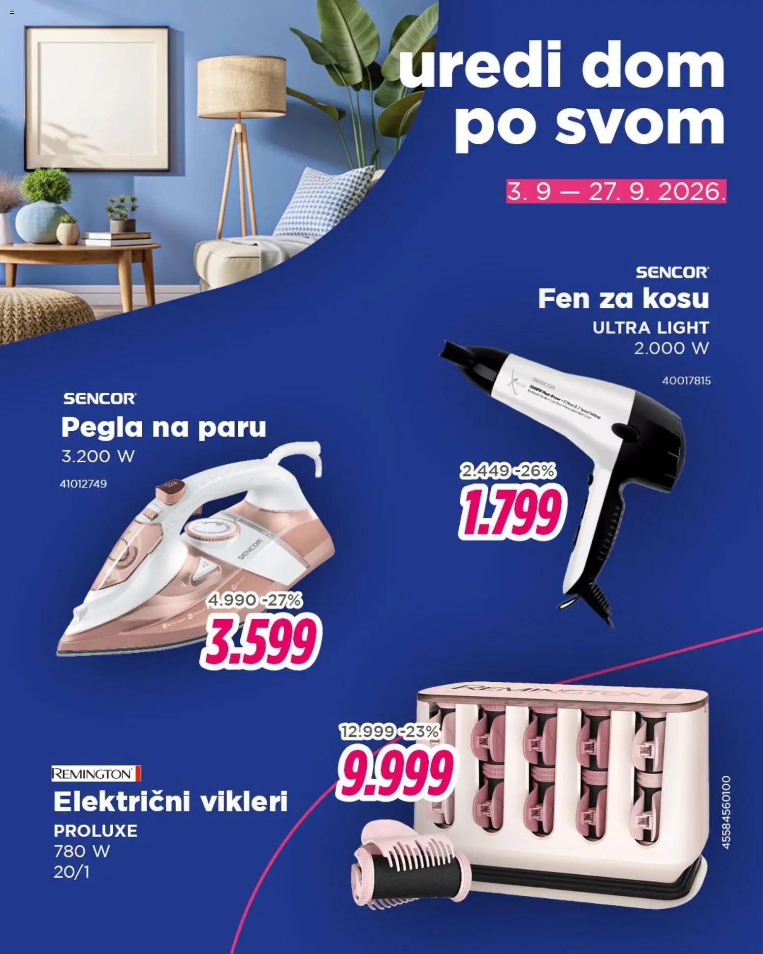 Okov katalog - važi od 03.09.2026 | Strana: 8 | Proizvode: Pegla, Fen, Fen za kosu, Pegla na paru