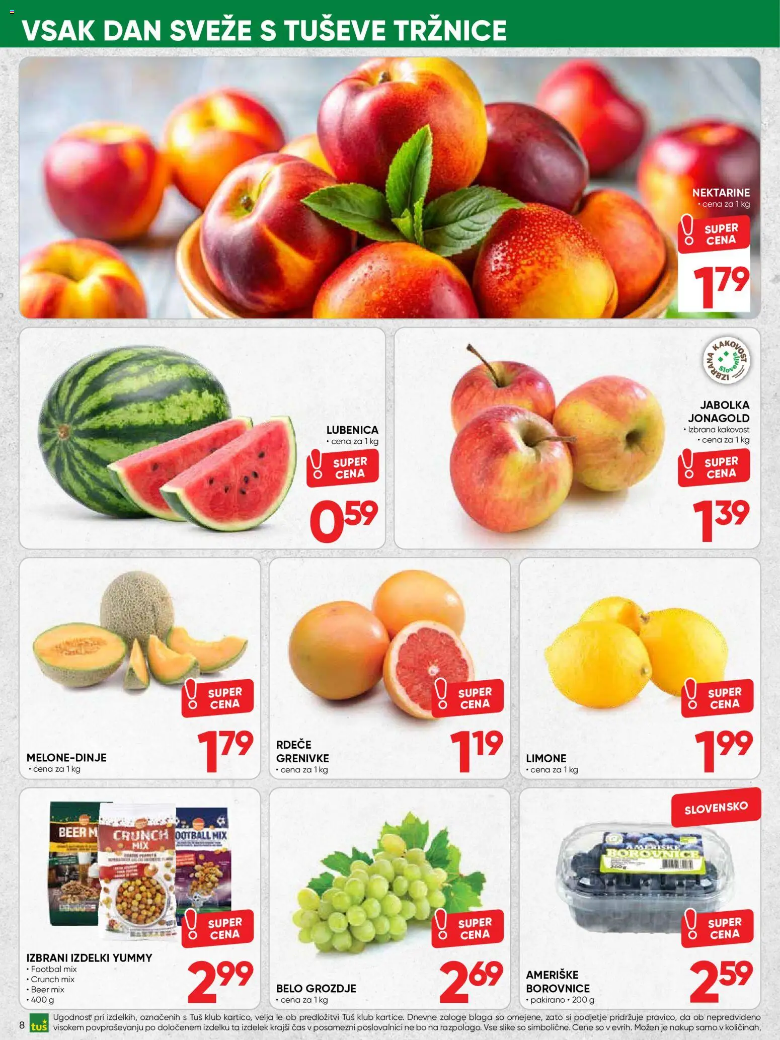 Novi Tuš katalog ponudbe – veljaven od 08.07.2026 | Stran: 8