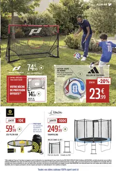 Intersport - Prévisualisation de Intersport catalogue valide à partir de 11.05.2026 | Page: 11 | Produits: Trampoline, Sac, Panier, Ballon de football
