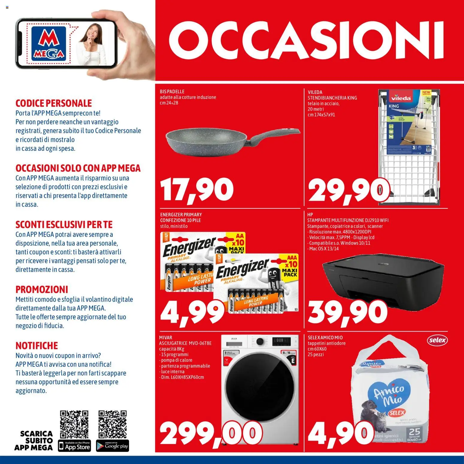 Volantino Mega del 17/09/2026 | Pagina: 6 | Prodotti: Pile, Iphone, Porta, Tè