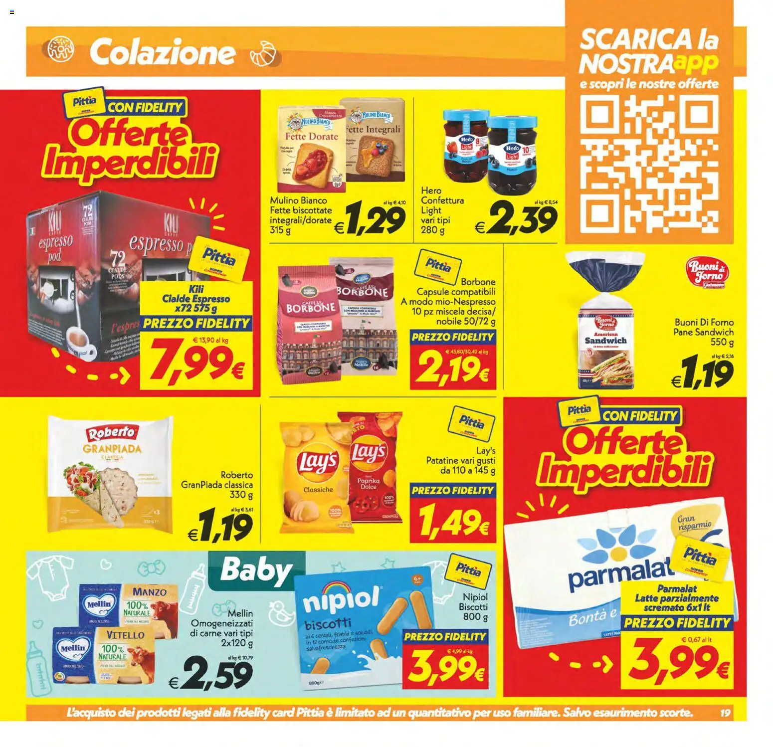 Volantino SuperConveniente del 31/07/2026 | Pagina: 19 | Prodotti: Manzo, Patatine, Biscotti, Forno