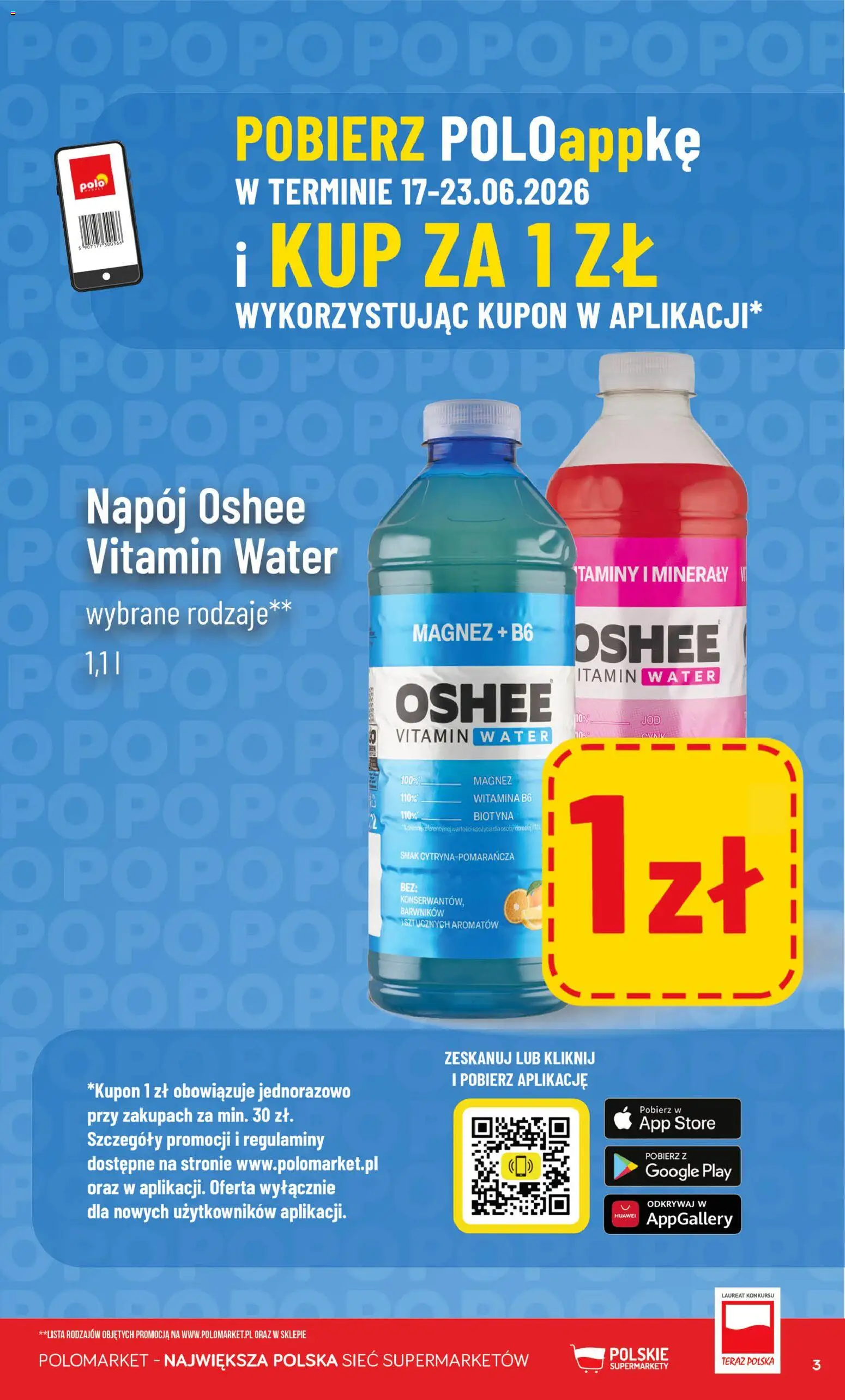 POLOmarket gazetka - Kupuj taniej z POLOappką od 17.06.2026 | Strona: 3