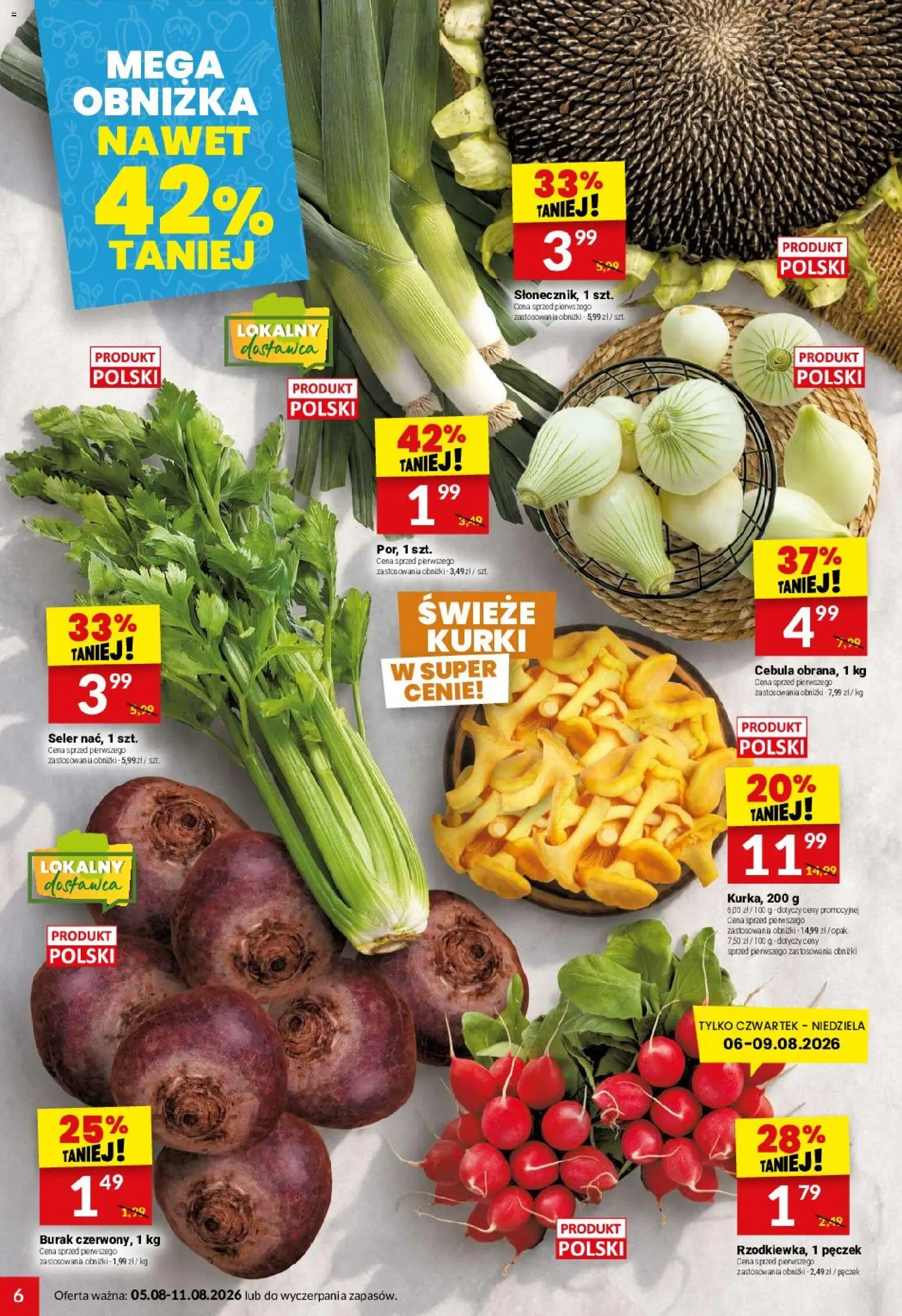 Twój Market gazetka od 05.08.2026 | Strona: 6 | Produkty: Burak