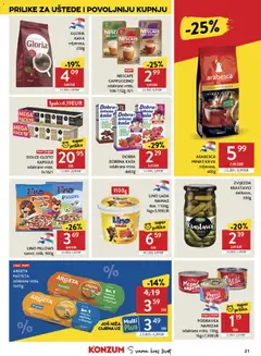 Konzum Katalog - Pregled kataloga iz trgovine Konzum, vrijedi od 26.08.2026 | Stranica: 21