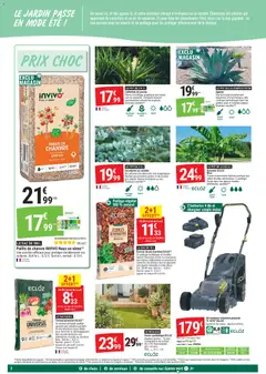 Gamm vert - Prévisualisation de Gamm vert - UN été AU vert à petits prix valide à partir de 27.05.2026 | Page: 2 | Produits: Sac, Tondeuse, Terreau, Gazon