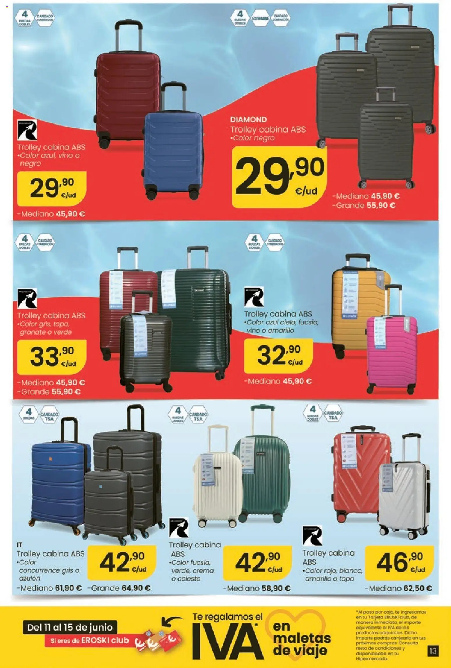 Eroski Oh! Oferta Pontevedra │ válido desde el 11.06.2026 | Página: 13 | Productos: Vino, Crema, Té