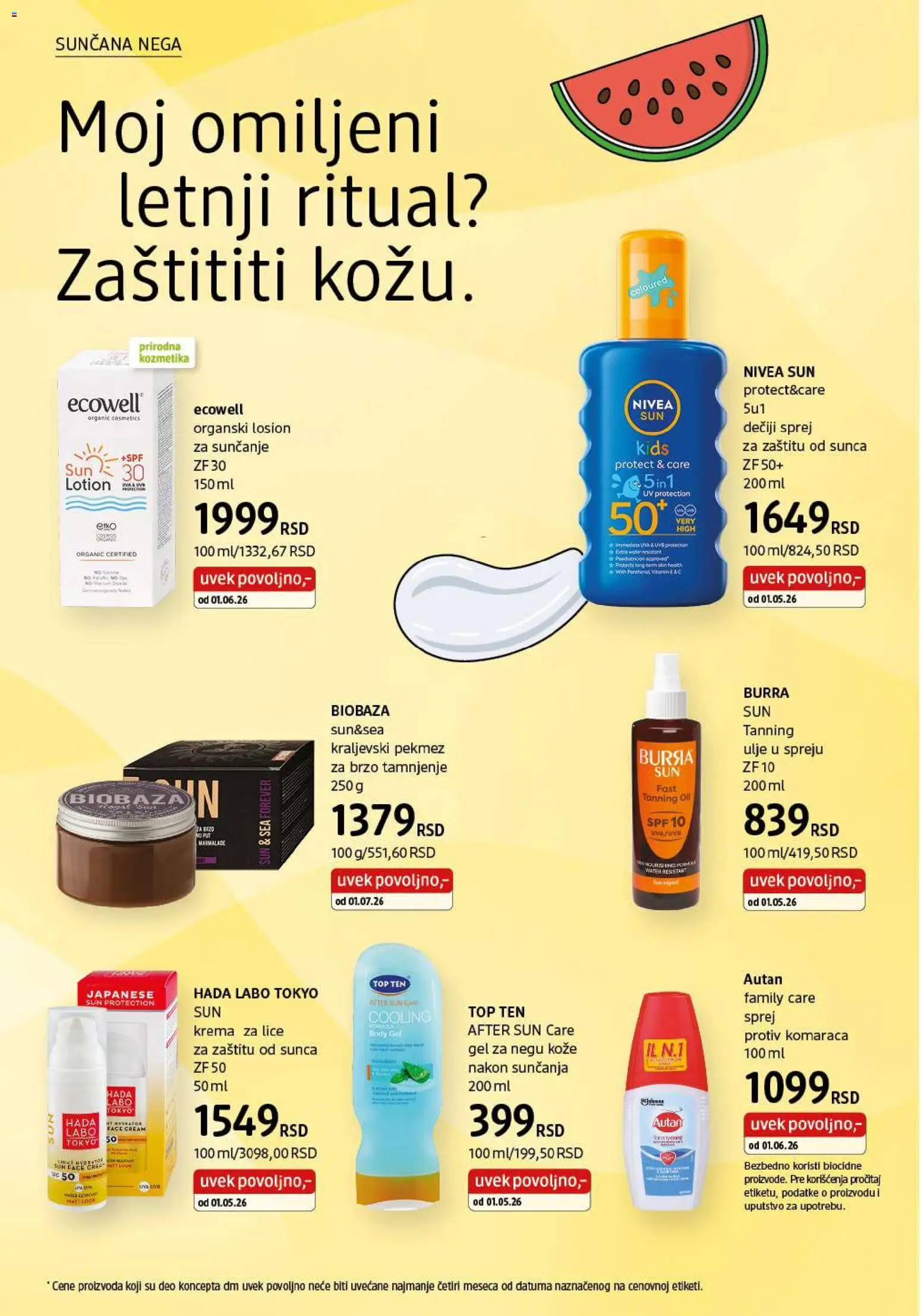 DM Drogerie katalog - važi od 01.08.2026 | Strana: 32 | Proizvode: Nivea, Ulje u spreju, Krema, Ulje
