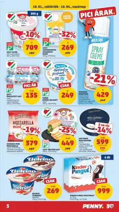 TARKA GÖRÖG JOGHURT* natúr, 180 g, 1383 Ft/kg - amely érvényes a következő dátumtól: 2026.10.01. | Oldal: 3
