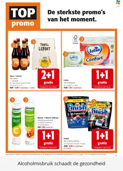 Colruyt folder / publicité - Voorbeeld van een folder van Colruyt, geldig van 09/09/2026 | Pagina: 11 | Producten: Bier, Vaatwastabletten, Lotus, Alcoholvrij bier
