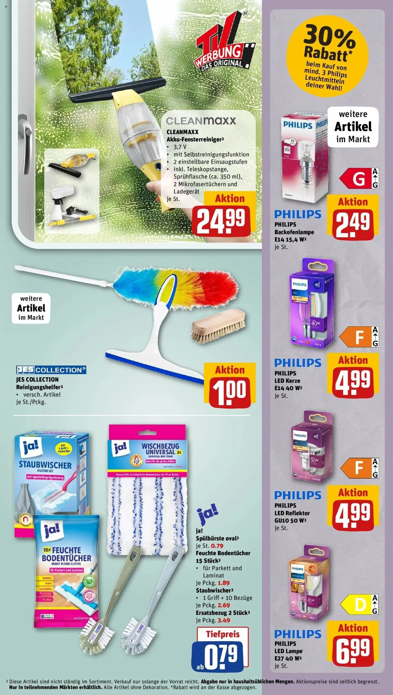 REWE Prospekt ab 21.09.2026 zum Blättern » Angebote | Seite: 43 | Produkte: Philips, Lampe, Ladegerät