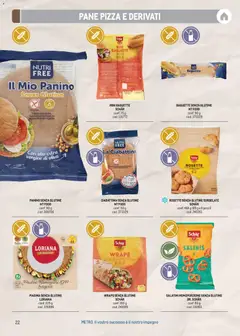 Anteprima del volantino Metro volantino Free From valido a partire dal 17/08/2026 | Pagina: 22 | Prodotti: Senza glutine, Pane, Baguette, Olio