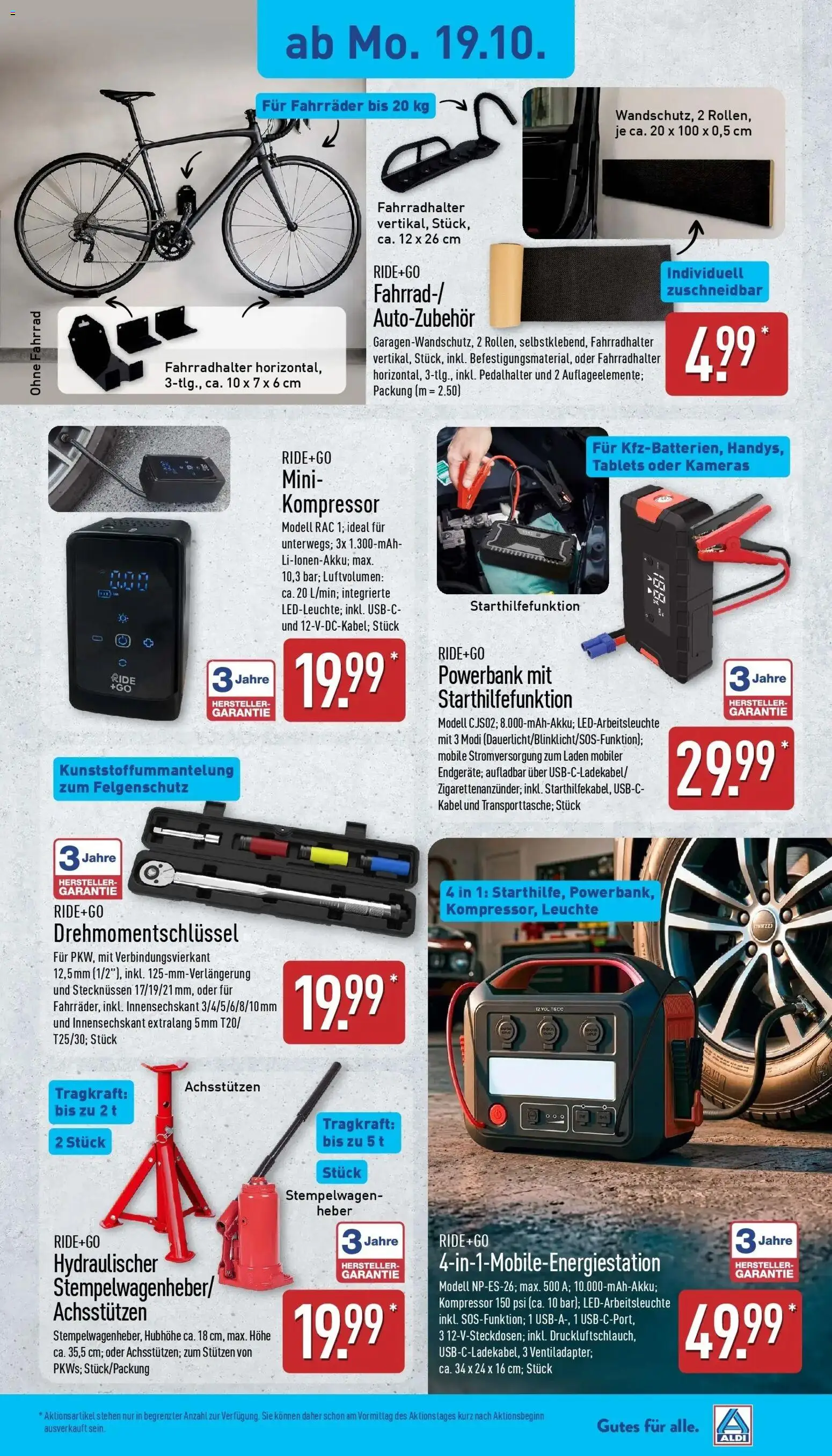 Aldi Aktueller Prospekt (ab 19.10.2026) » Angebote Online | Seite: 15 | Produkte: Kabel, Powerbank