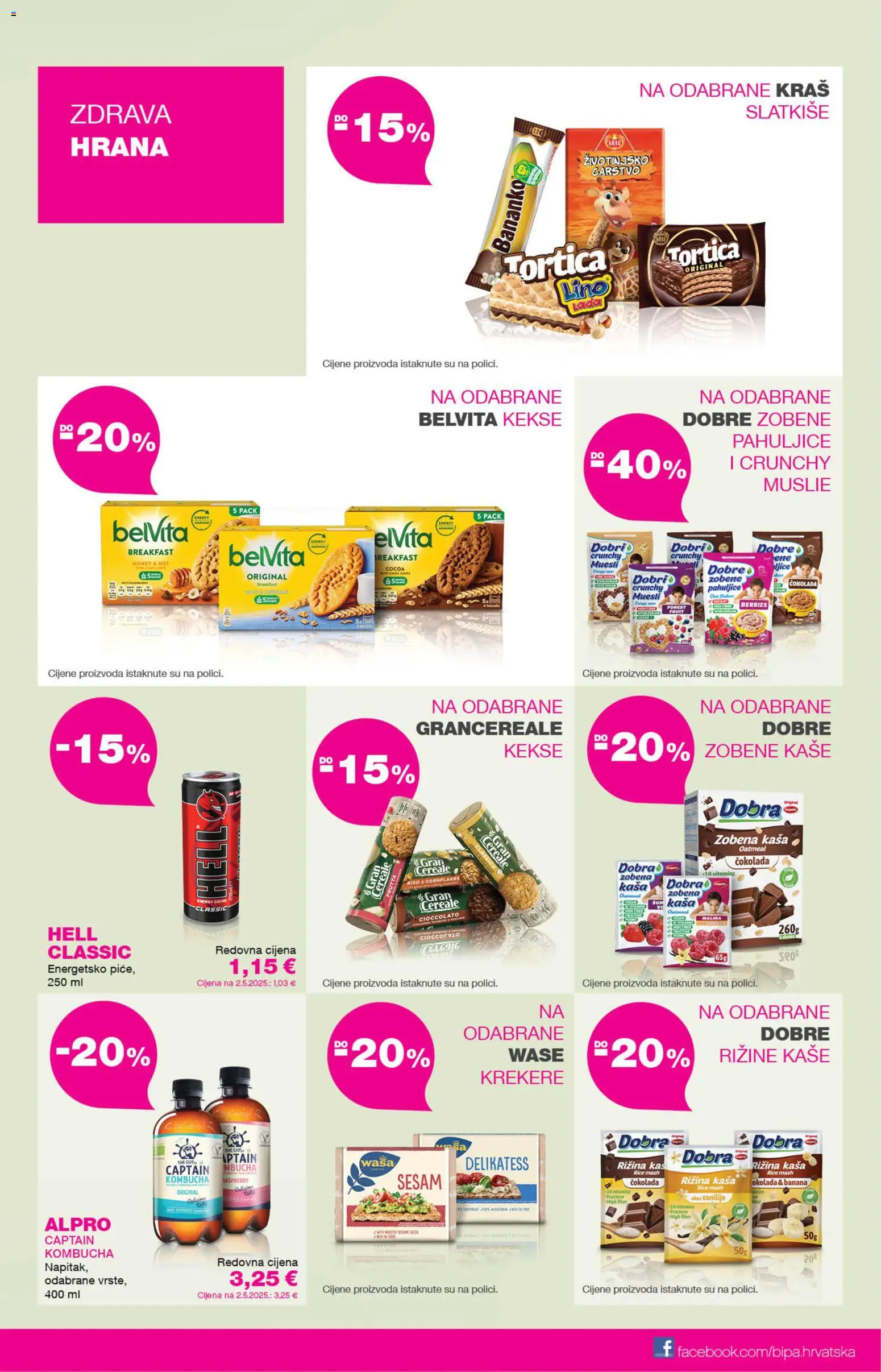 Bipa katalog | vrijedi od 01.07.2026 | Stranica: 13 | Proizvodi: Hell, Čokolada, Alpro, Pahuljice