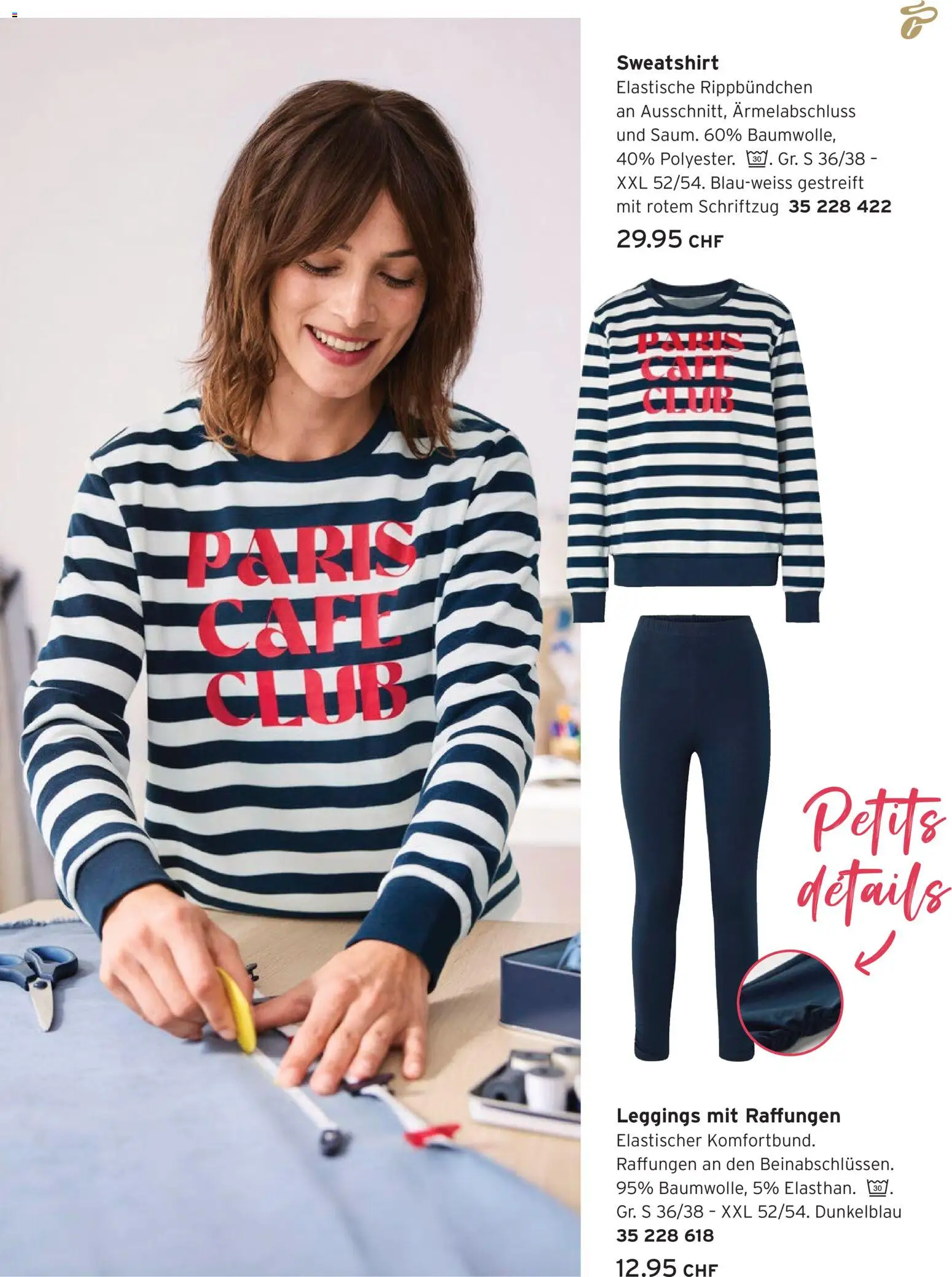 Tchibo aktionen Voilà, c’est moi – gültig ab 11.08.2026 | Seite: 11 | Produkte: Leggings, Sweatshirt
