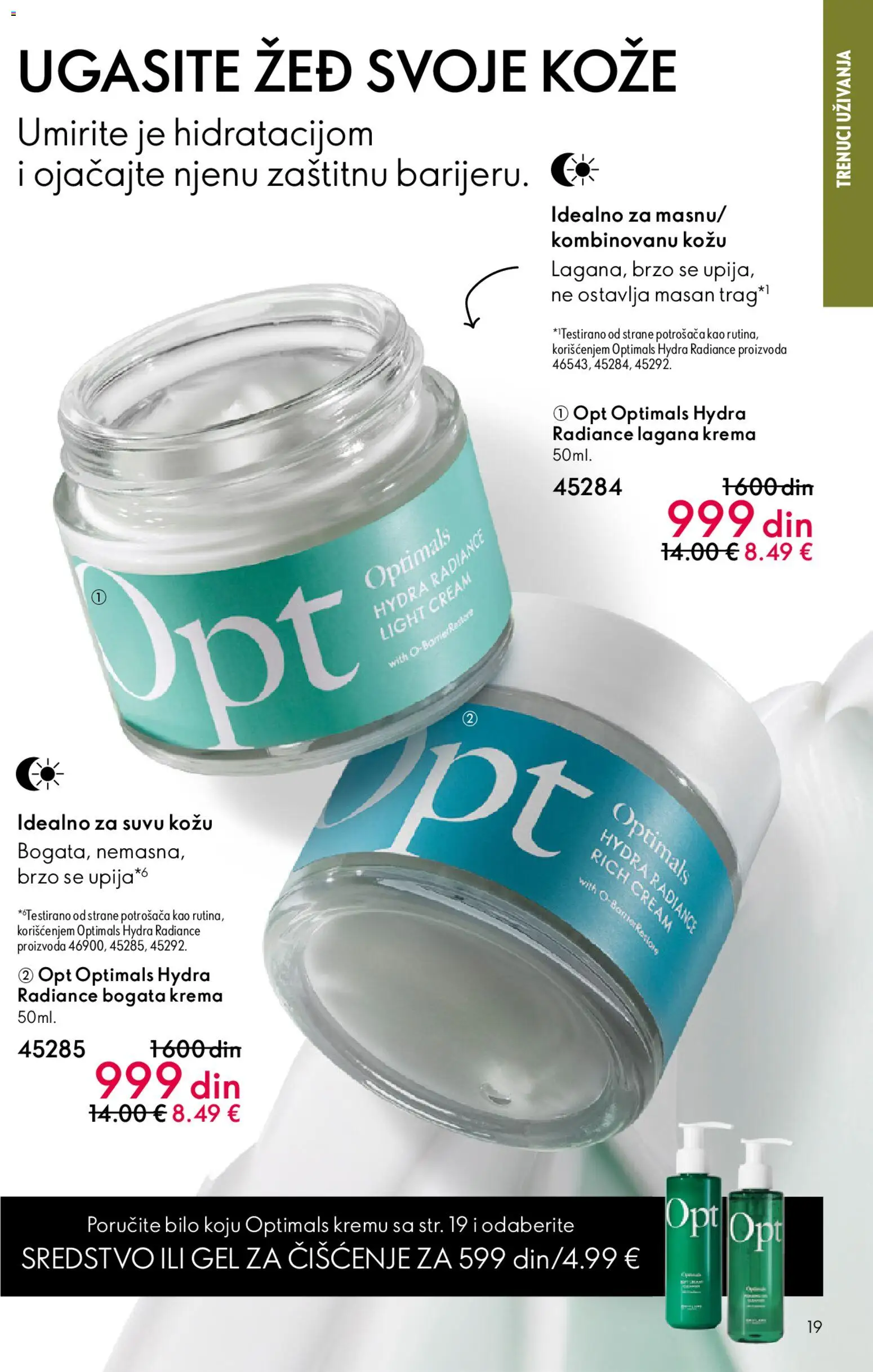 Oriflame katalog - važi od 01.04.2026 | Strana: 19 | Proizvode: Krema