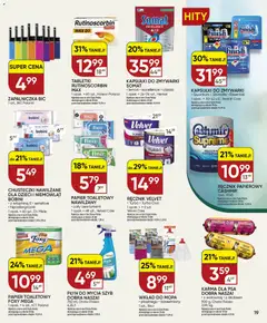 Pogląd oferty "Chata Polska gazetka" - ważna od 24.09.2026 | Strona: 19 | Produkty: Płyn do mycia szyb, Wołowina, Kapsułki do zmywarki, Mop