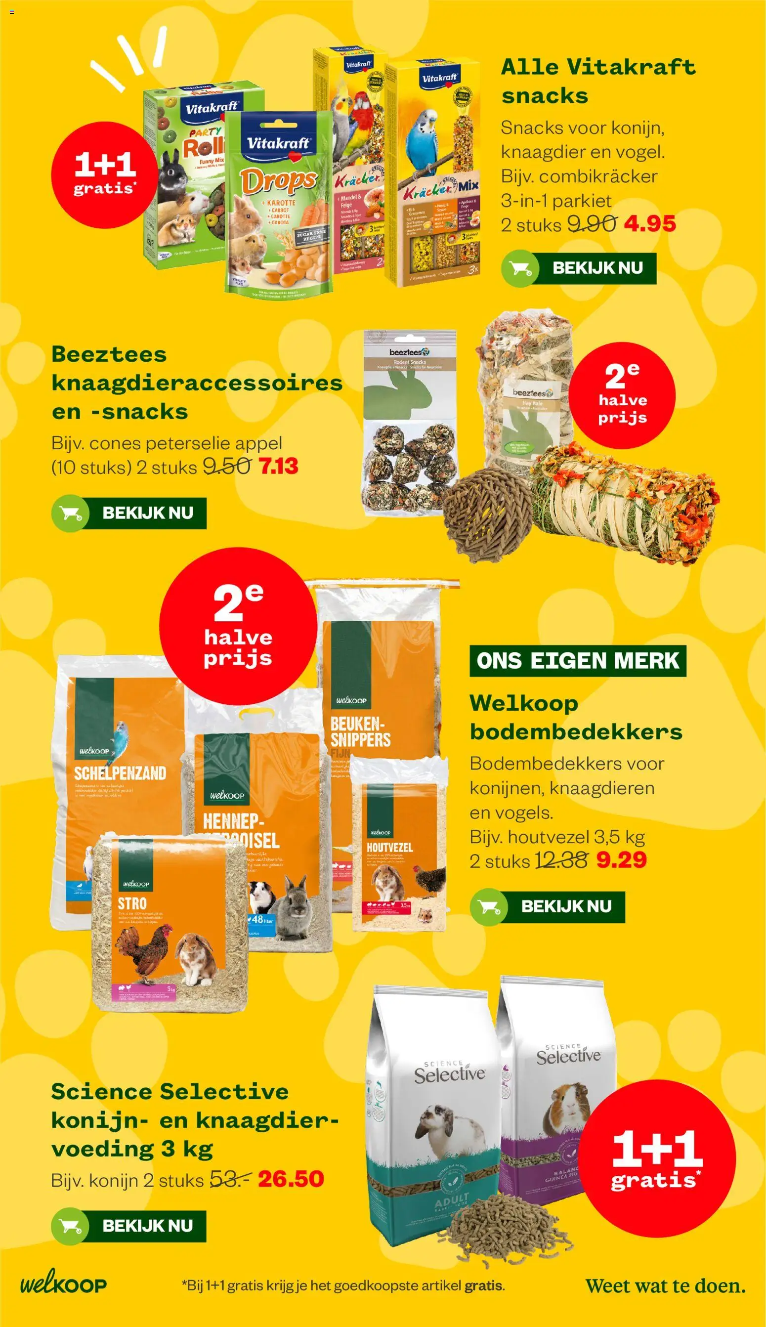 {H1} | Pagina: 19 | Producten: Snacks, Peterselie, Konijn, Appel