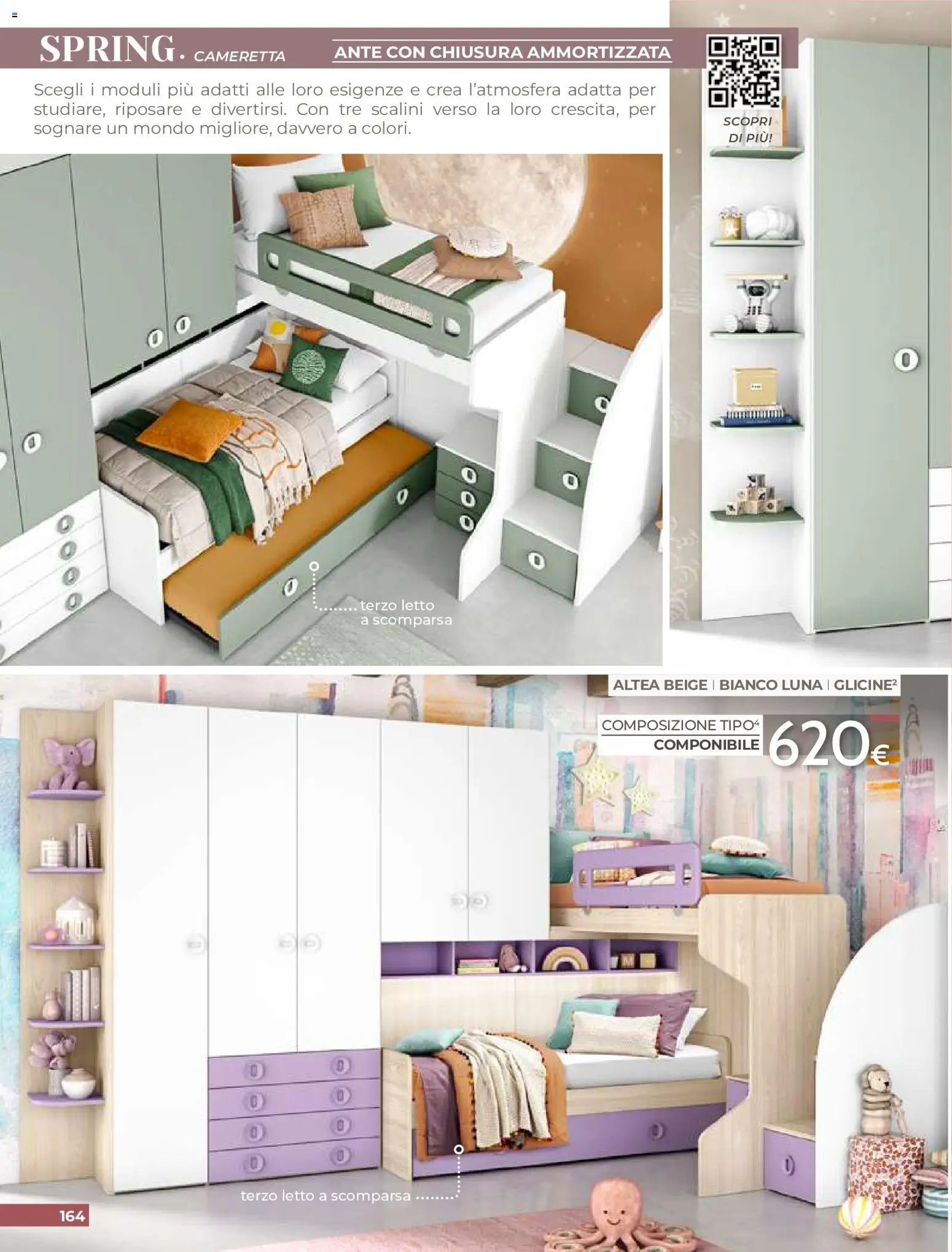 Volantino Mondo Convenienza del 01/09/2026 | Pagina: 166 | Prodotti: Letto