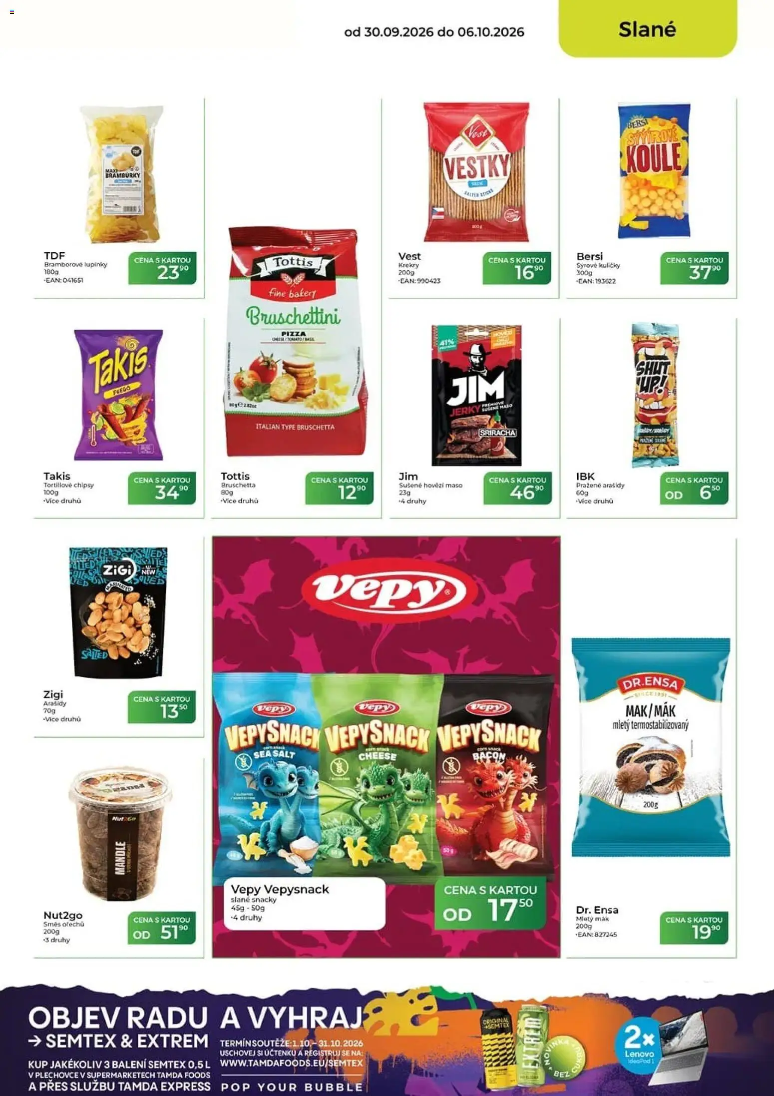 Tamda Foods leták od 30.09.2026 | Strana: 35 | Produkty: Semtex, Mletý mák, Maso, Mák