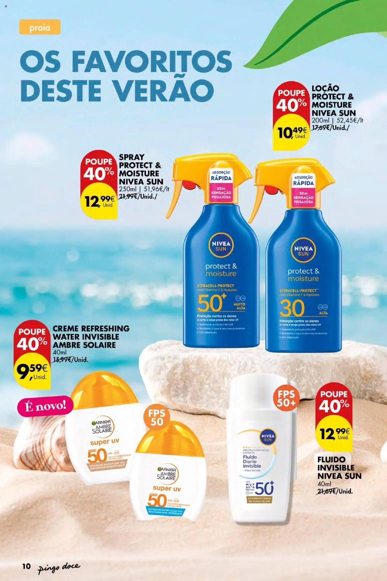 Pingo Doce Bazar Ar Livre Açores │ válido de 04.06.2026 | Página: 10 | Produtos: Vitamina c, Creme